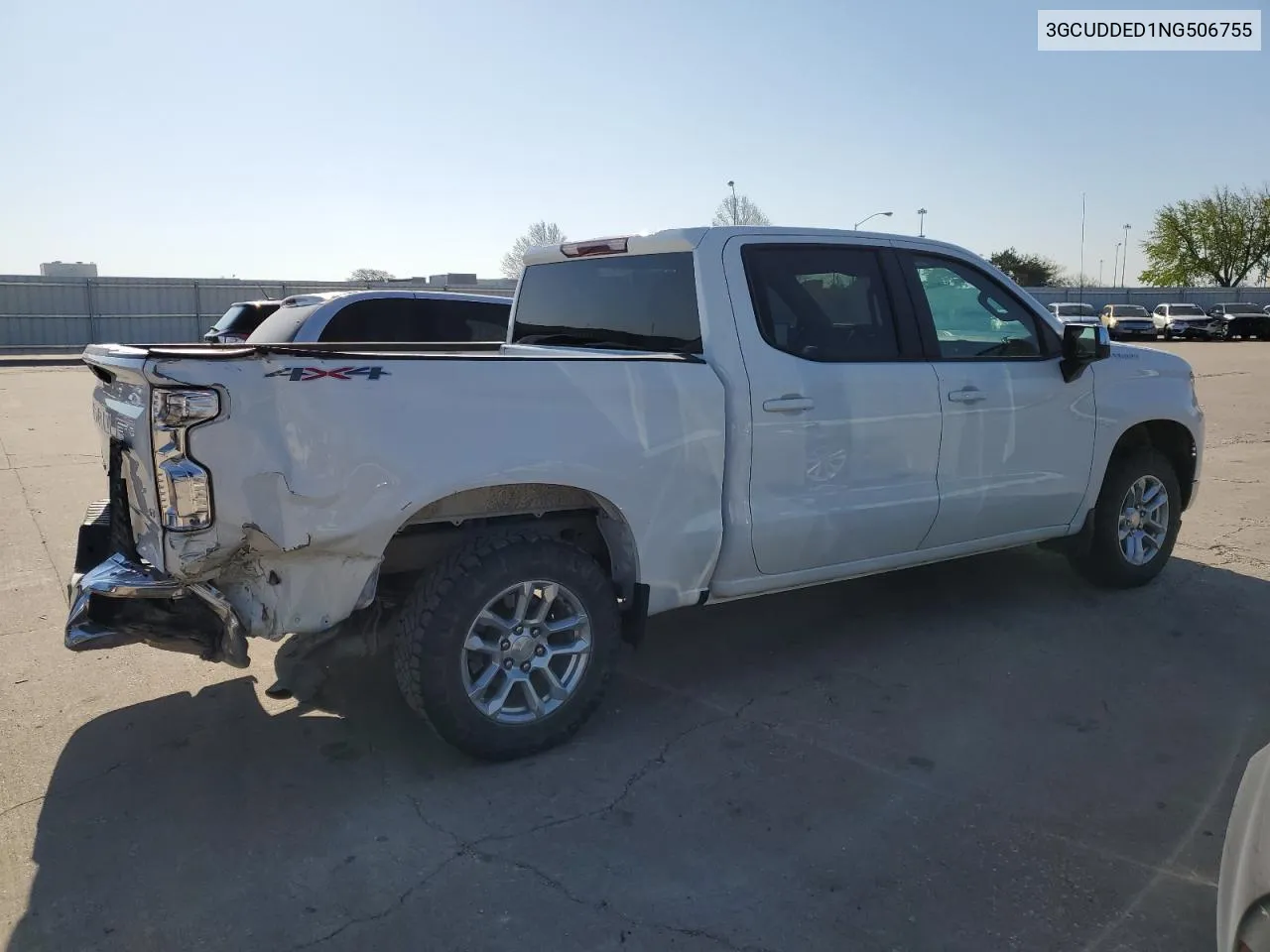 2022 Chevrolet Silverado K1500 Lt VIN: 3GCUDDED1NG506755 Lot: 52077824