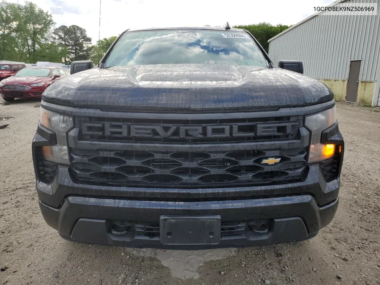 2022 Chevrolet Silverado K1500 Custom VIN: 1GCPDBEK9NZ506969 Lot: 52399924