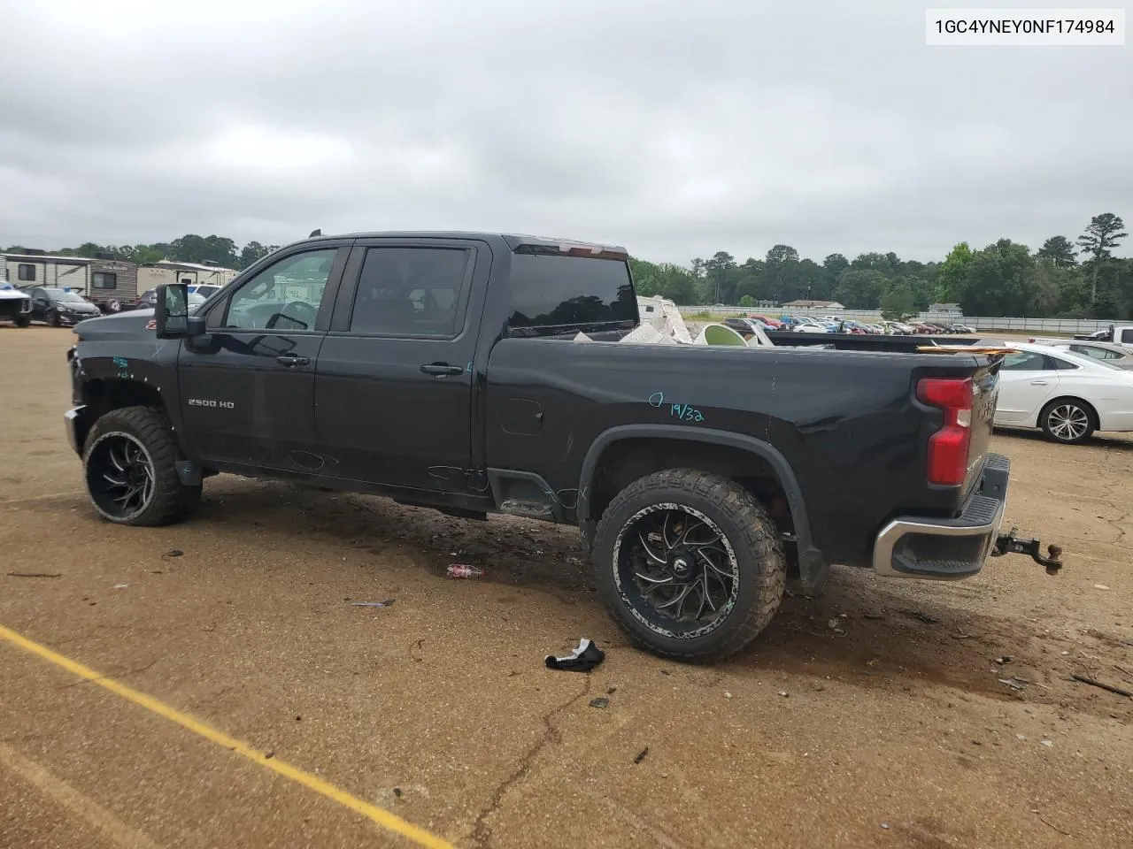 2022 Chevrolet Silverado K2500 Heavy Duty Lt VIN: 1GC4YNEY0NF174984 Lot: 52505584