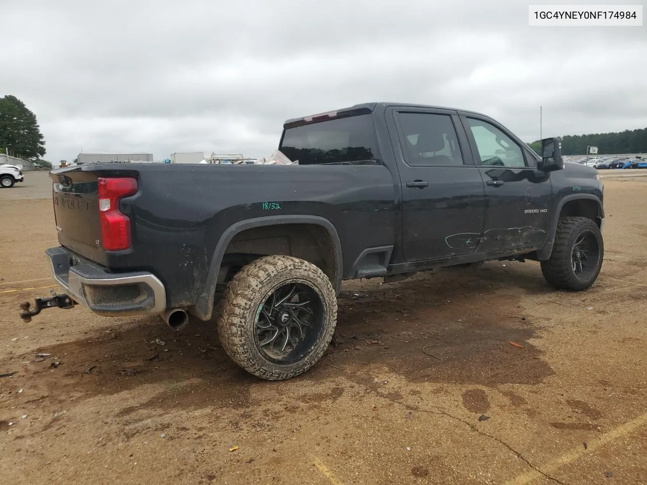 2022 Chevrolet Silverado K2500 Heavy Duty Lt VIN: 1GC4YNEY0NF174984 Lot: 52505584