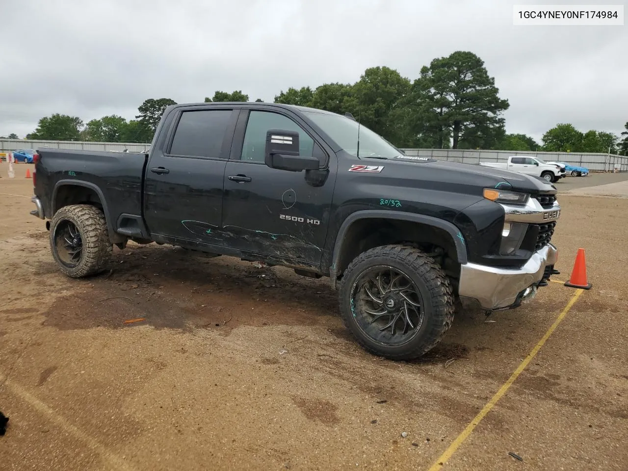 2022 Chevrolet Silverado K2500 Heavy Duty Lt VIN: 1GC4YNEY0NF174984 Lot: 52505584