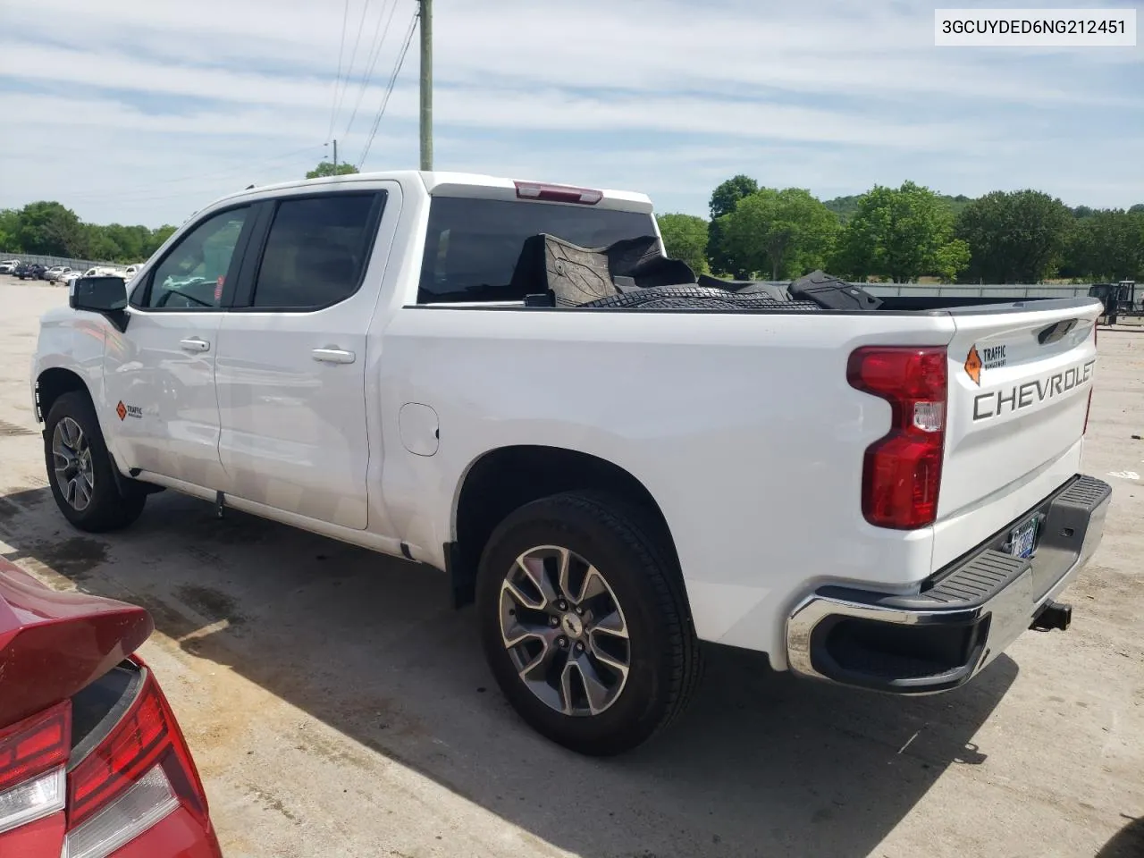 2022 Chevrolet Silverado Ltd K1500 Lt VIN: 3GCUYDED6NG212451 Lot: 53222934