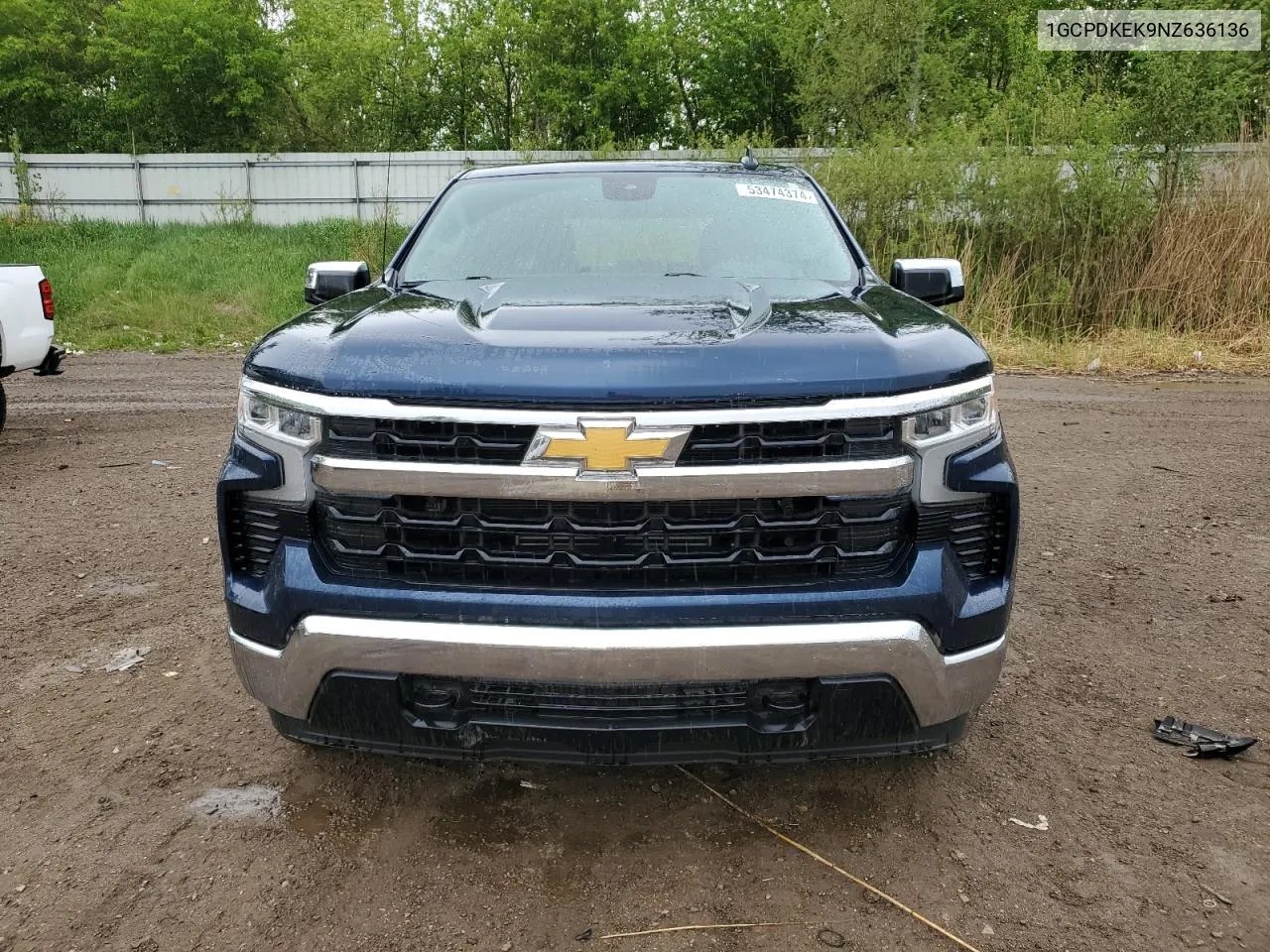 2022 Chevrolet Silverado K1500 Lt-L VIN: 1GCPDKEK9NZ636136 Lot: 53474374