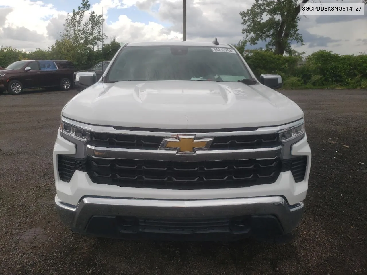 2022 Chevrolet Silverado K1500 Lt VIN: 3GCPDDEK3NG614127 Lot: 55213743