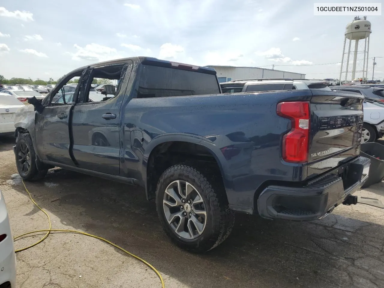 2022 Chevrolet Silverado K1500 Rst VIN: 1GCUDEET1NZ501004 Lot: 55353884