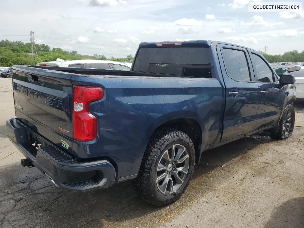 2022 Chevrolet Silverado K1500 Rst VIN: 1GCUDEET1NZ501004 Lot: 55353884