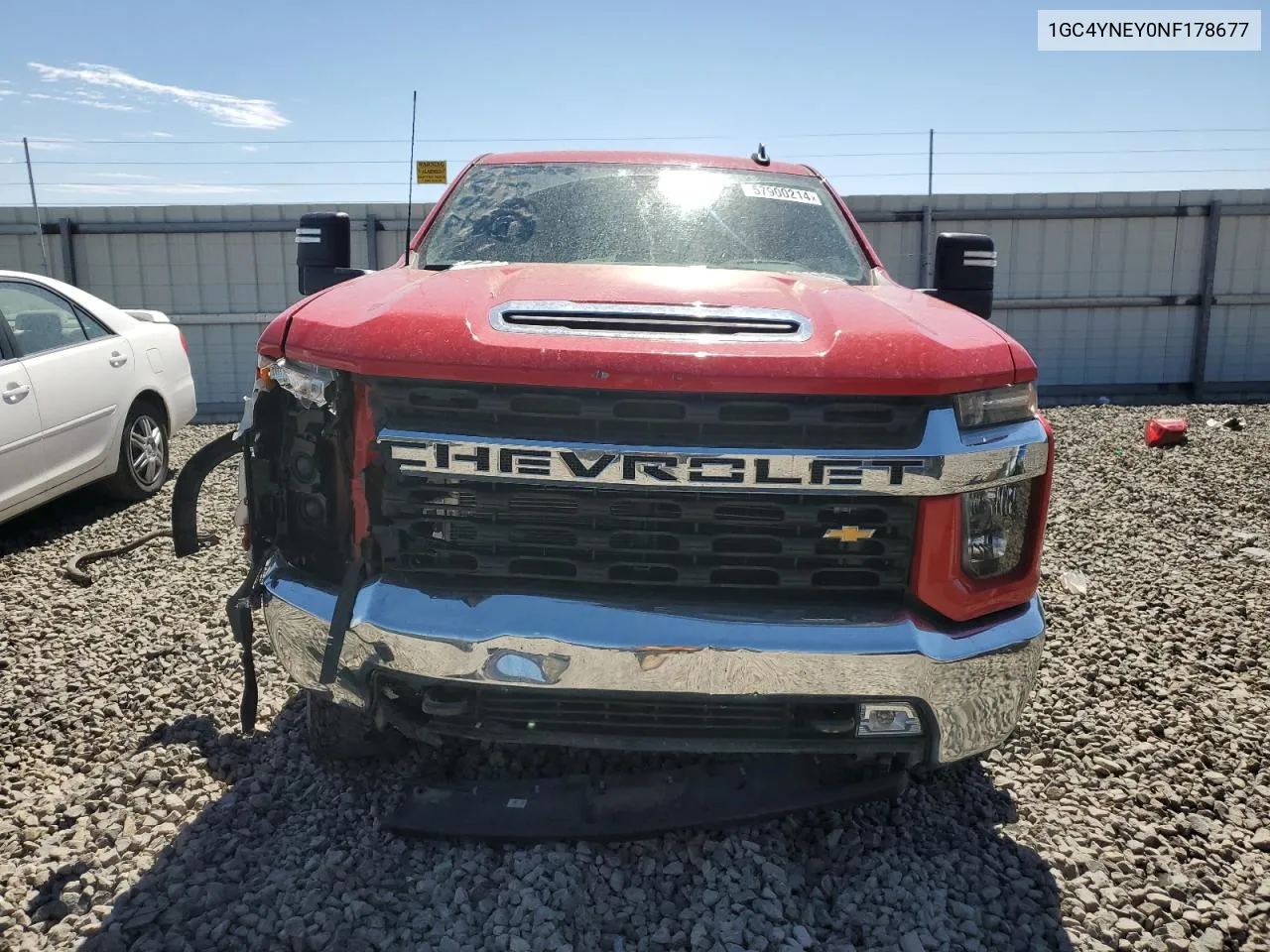 2022 Chevrolet Silverado K2500 Heavy Duty Lt VIN: 1GC4YNEY0NF178677 Lot: 57900214