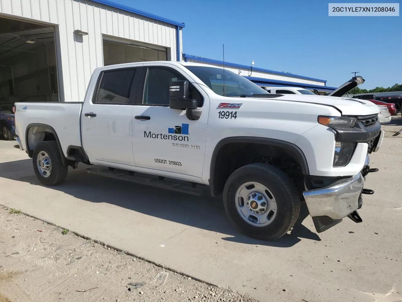 2022 Chevrolet Silverado K2500 Heavy Duty VIN: 2GC1YLE7XN1208046 Lot: 59018374