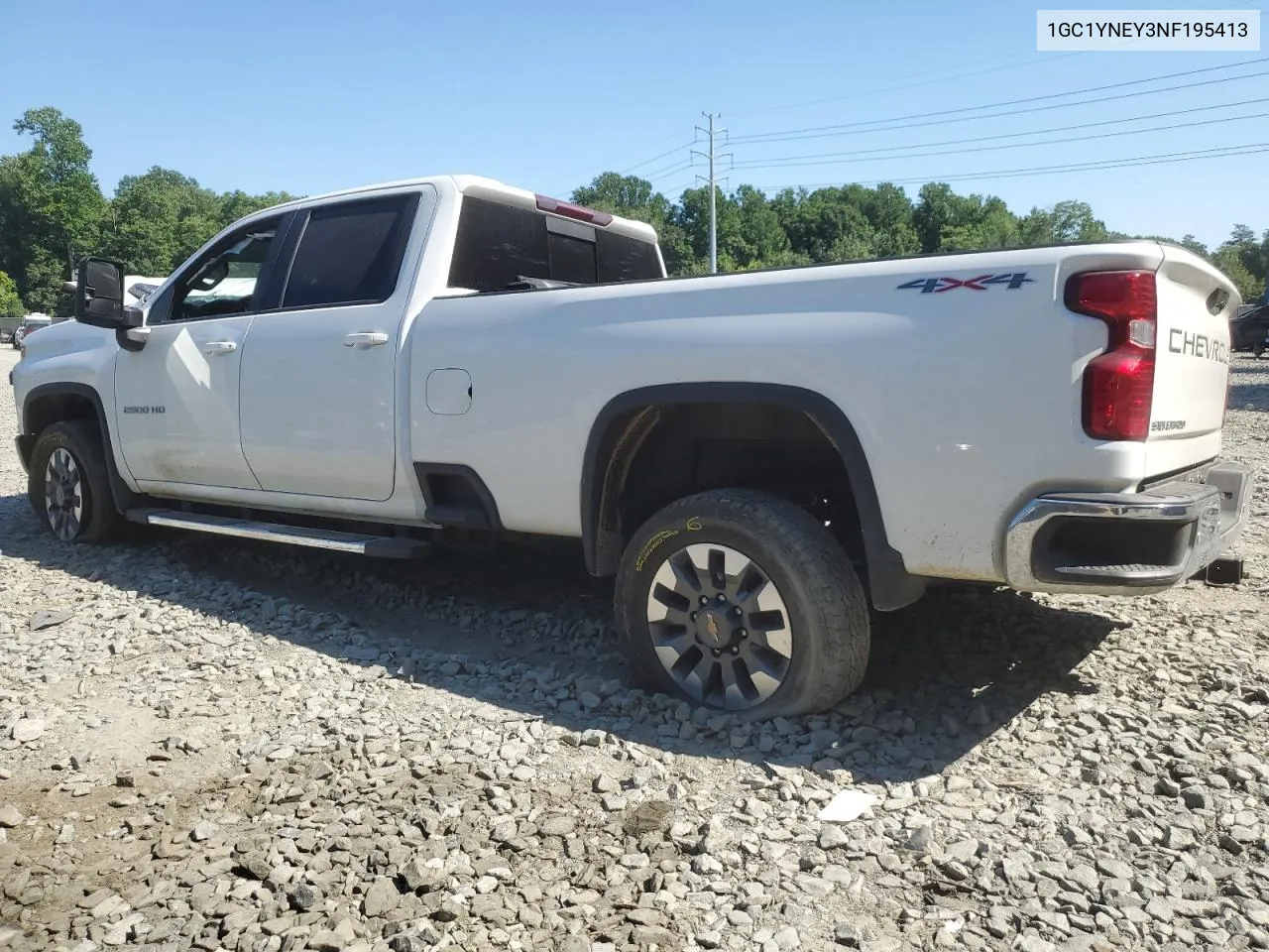 2022 Chevrolet Silverado K2500 Heavy Duty Lt VIN: 1GC1YNEY3NF195413 Lot: 60222354