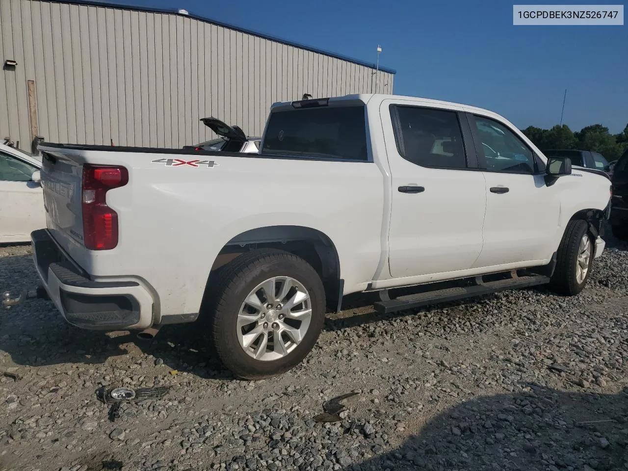 1GCPDBEK3NZ526747 2022 Chevrolet Silverado K1500 Custom