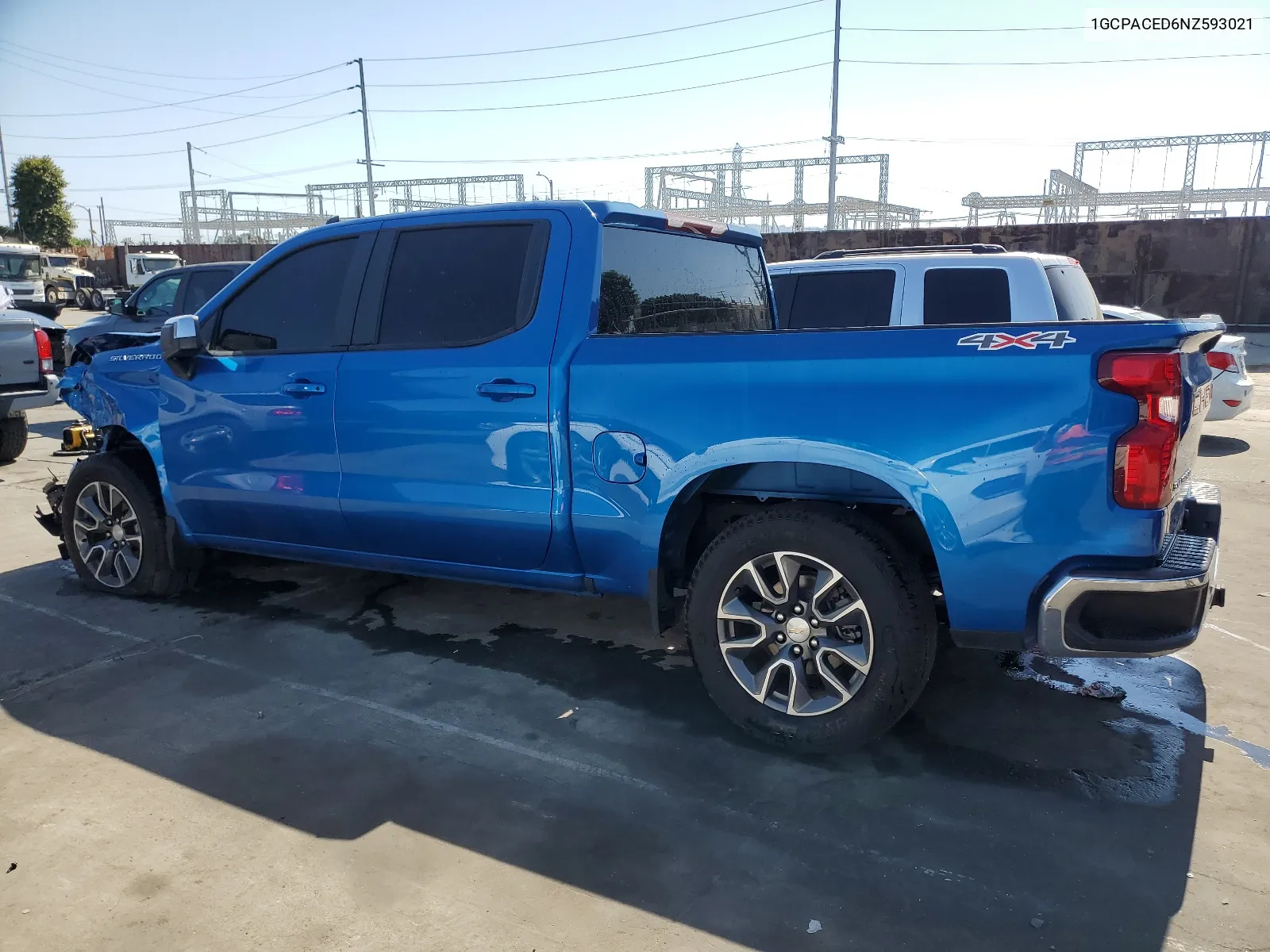 2022 Chevrolet Silverado C1500 Lt VIN: 1GCPACED6NZ593021 Lot: 62737094