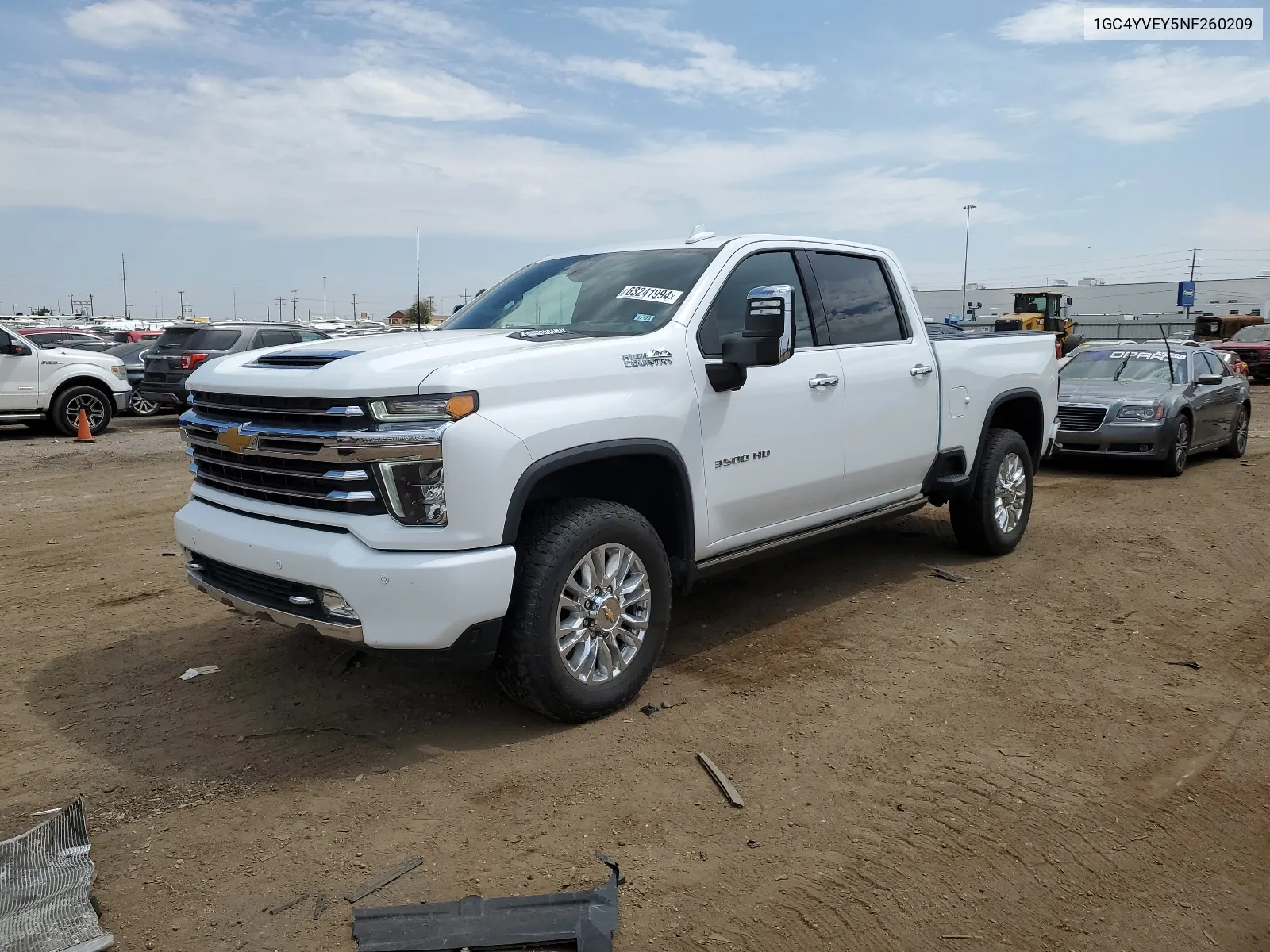 1GC4YVEY5NF260209 2022 Chevrolet Silverado K3500 High Country