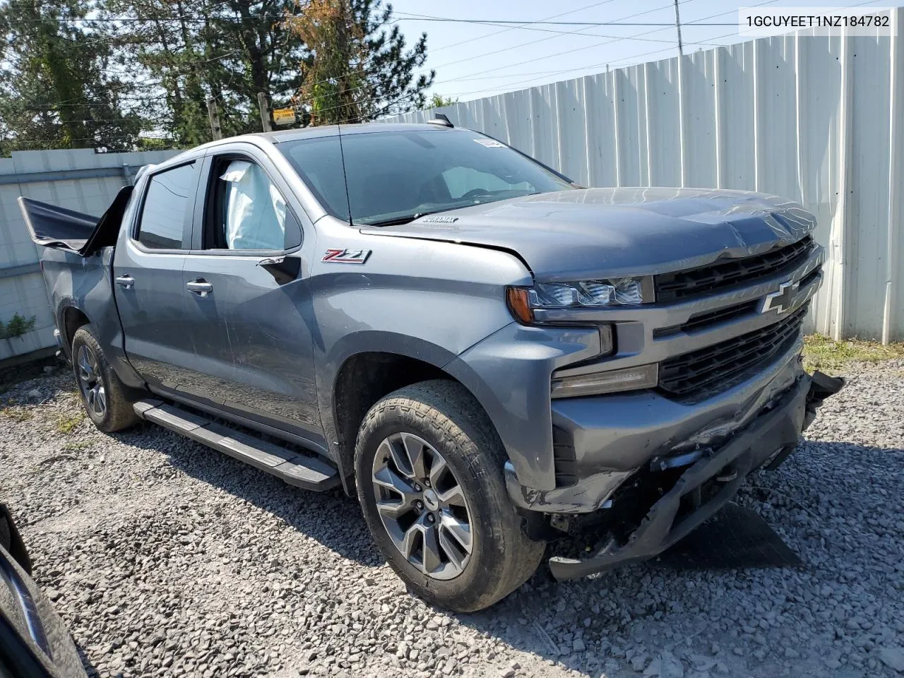 2022 Chevrolet Silverado Ltd K1500 Rst VIN: 1GCUYEET1NZ184782 Lot: 65084234