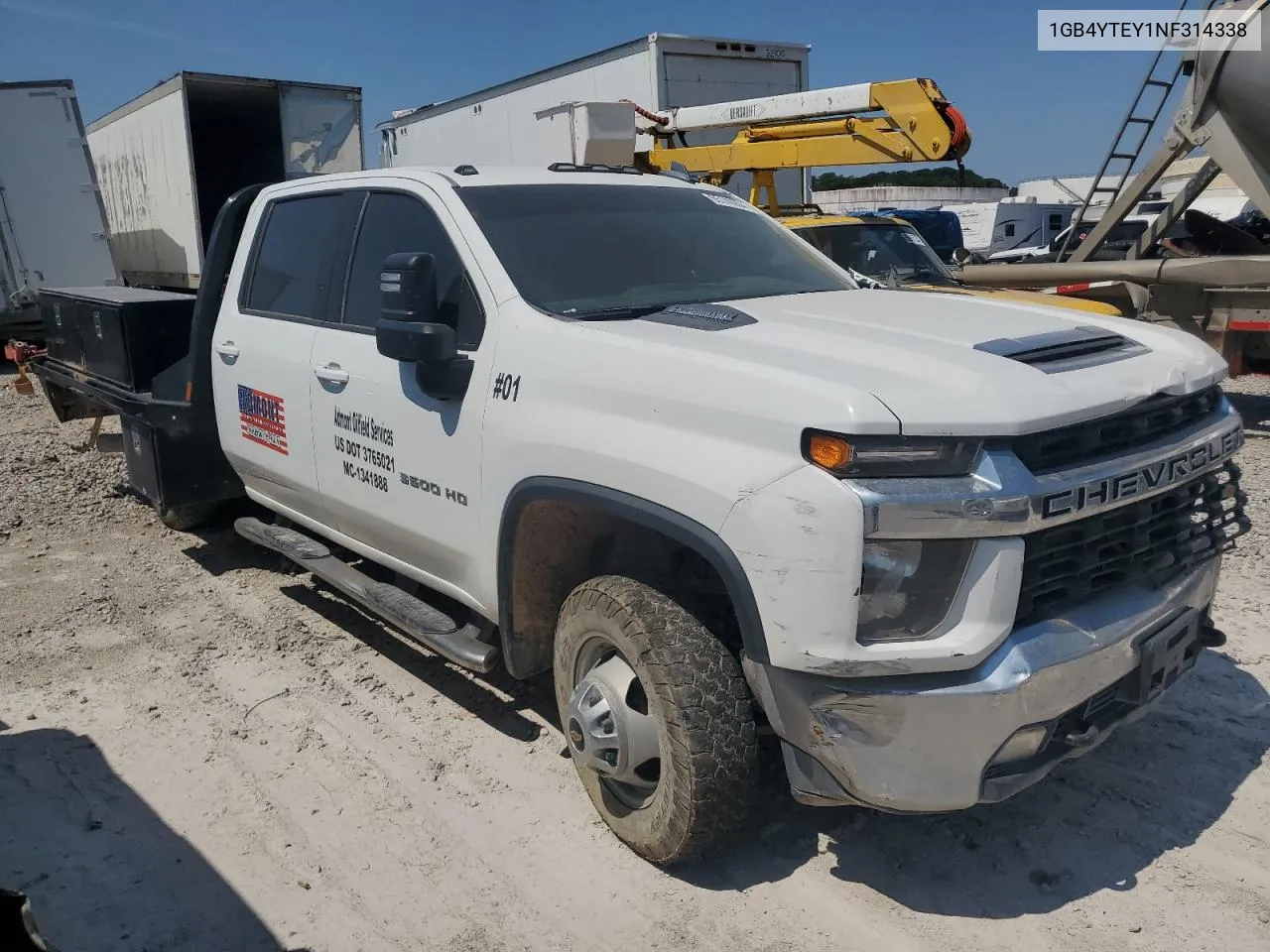 2022 Chevrolet Silverado K3500 Lt VIN: 1GB4YTEY1NF314338 Lot: 65140904