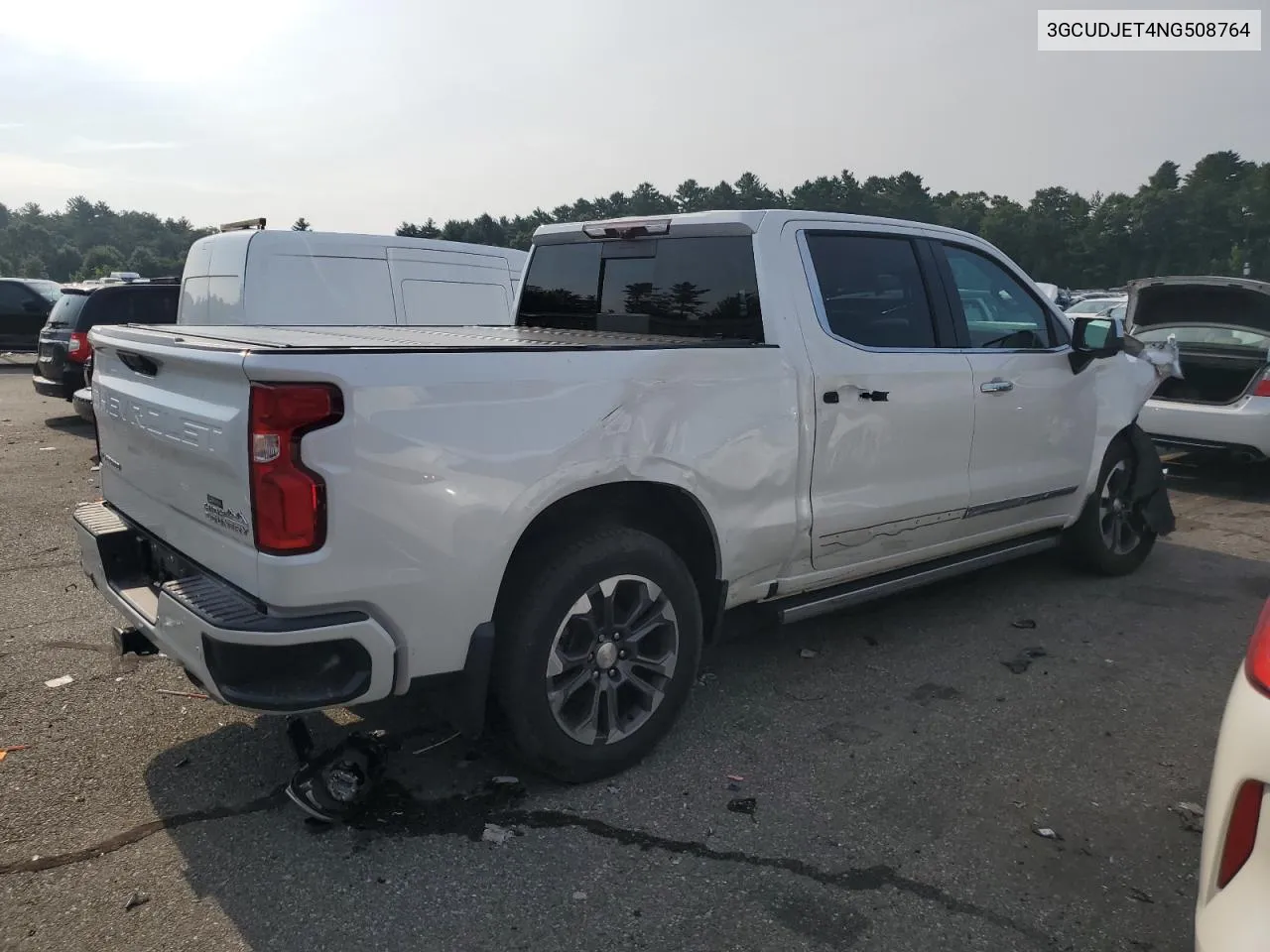 2022 Chevrolet Silverado K1500 High Country VIN: 3GCUDJET4NG508764 Lot: 65240334