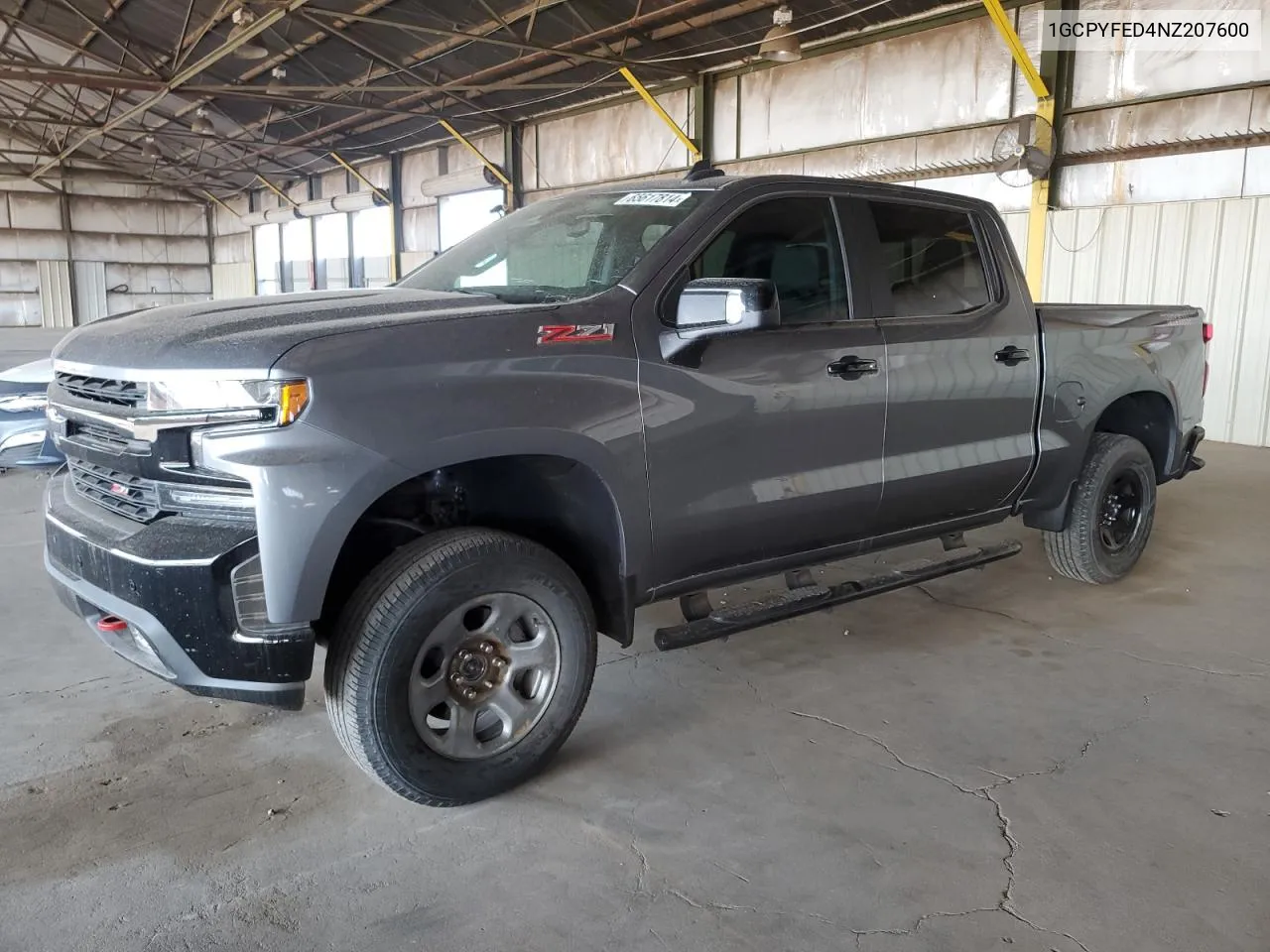 2022 Chevrolet Silverado Ltd K1500 Lt Trail Boss VIN: 1GCPYFED4NZ207600 Lot: 65617814