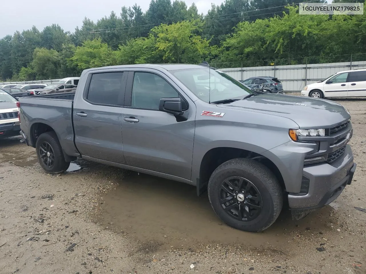 2022 Chevrolet Silverado Ltd K1500 Rst VIN: 1GCUYEEL1NZ179825 Lot: 66184374