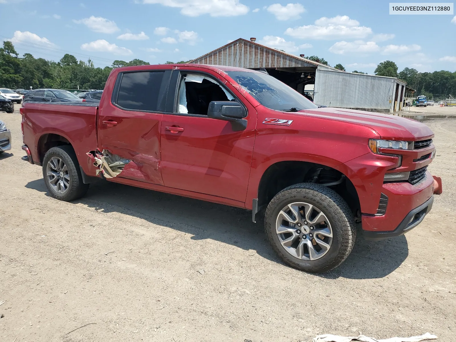 2022 Chevrolet Silverado Ltd K1500 Rst VIN: 1GCUYEED3NZ112880 Lot: 66283954