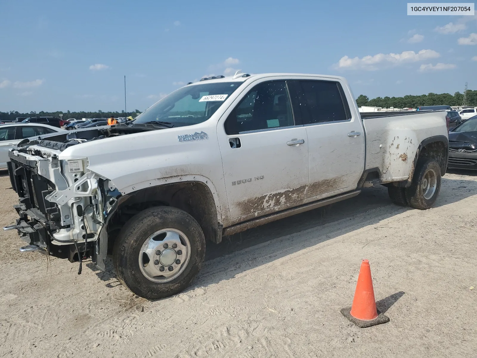 2022 Chevrolet Silverado K3500 High Country VIN: 1GC4YVEY1NF207054 Lot: 66297274