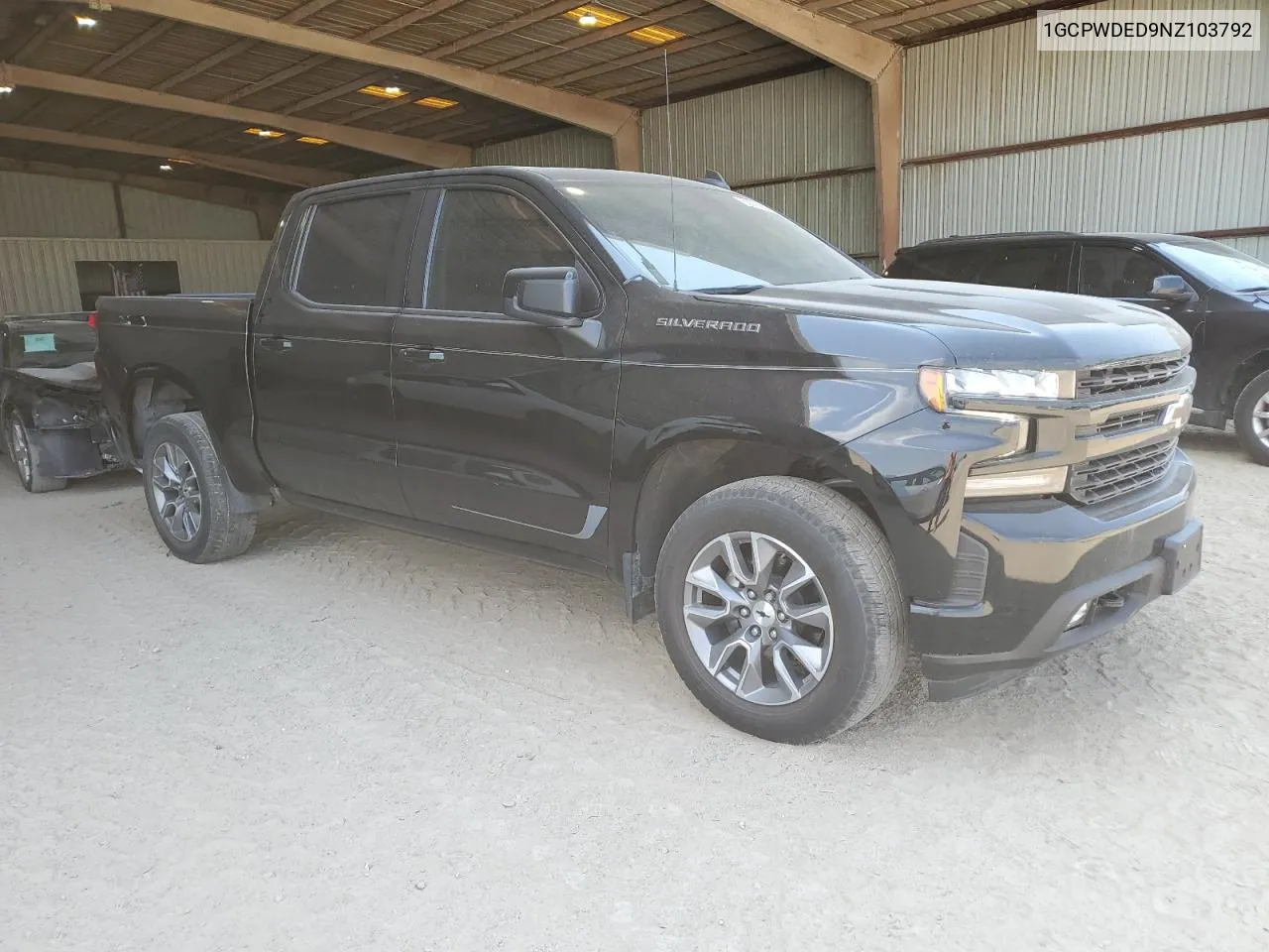 2022 Chevrolet Silverado Ltd C1500 Rst VIN: 1GCPWDED9NZ103792 Lot: 66686254