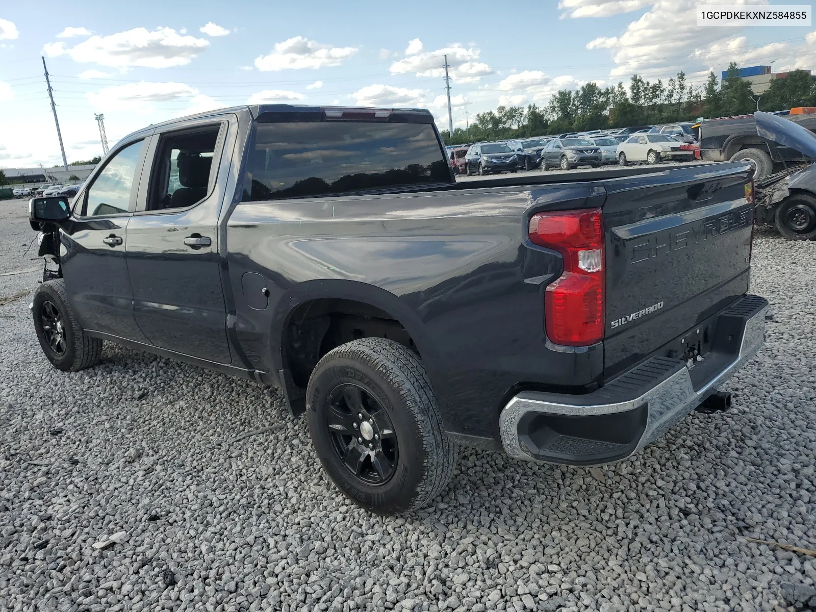 2022 Chevrolet Silverado K1500 Lt-L VIN: 1GCPDKEKXNZ584855 Lot: 66859934