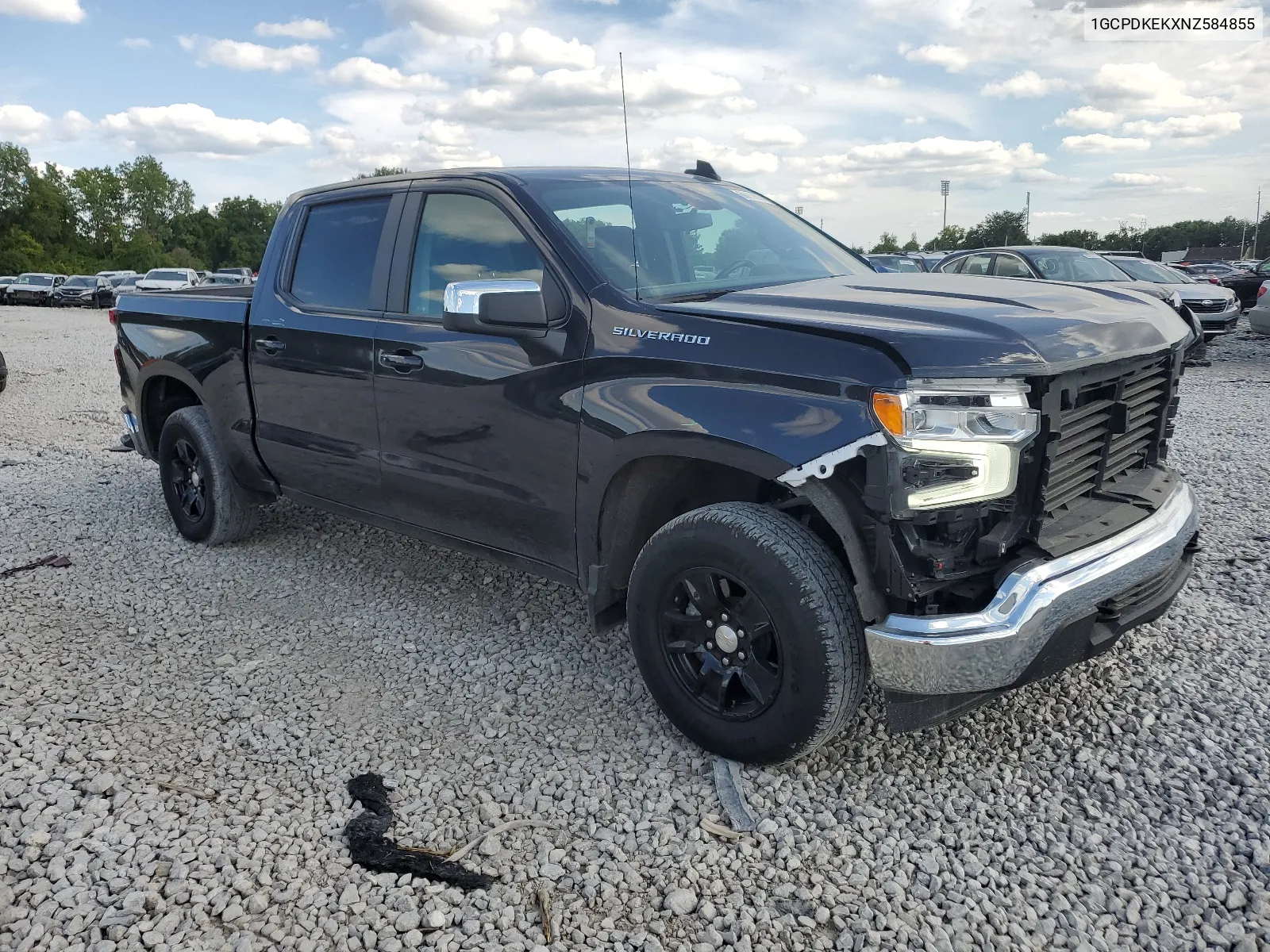 2022 Chevrolet Silverado K1500 Lt-L VIN: 1GCPDKEKXNZ584855 Lot: 66859934