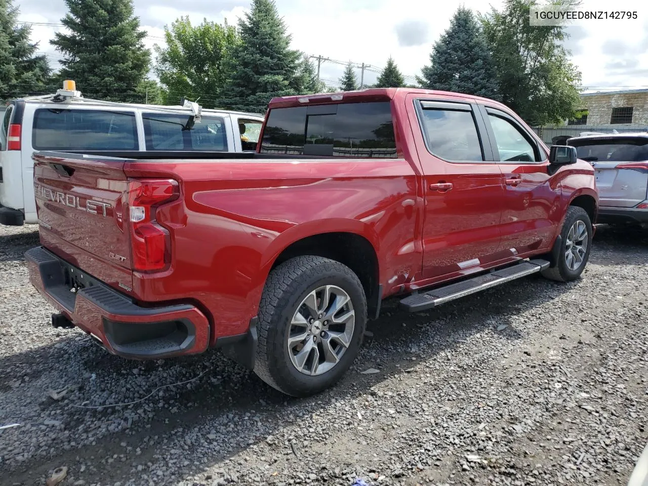 2022 Chevrolet Silverado Ltd K1500 Rst VIN: 1GCUYEED8NZ142795 Lot: 67069384