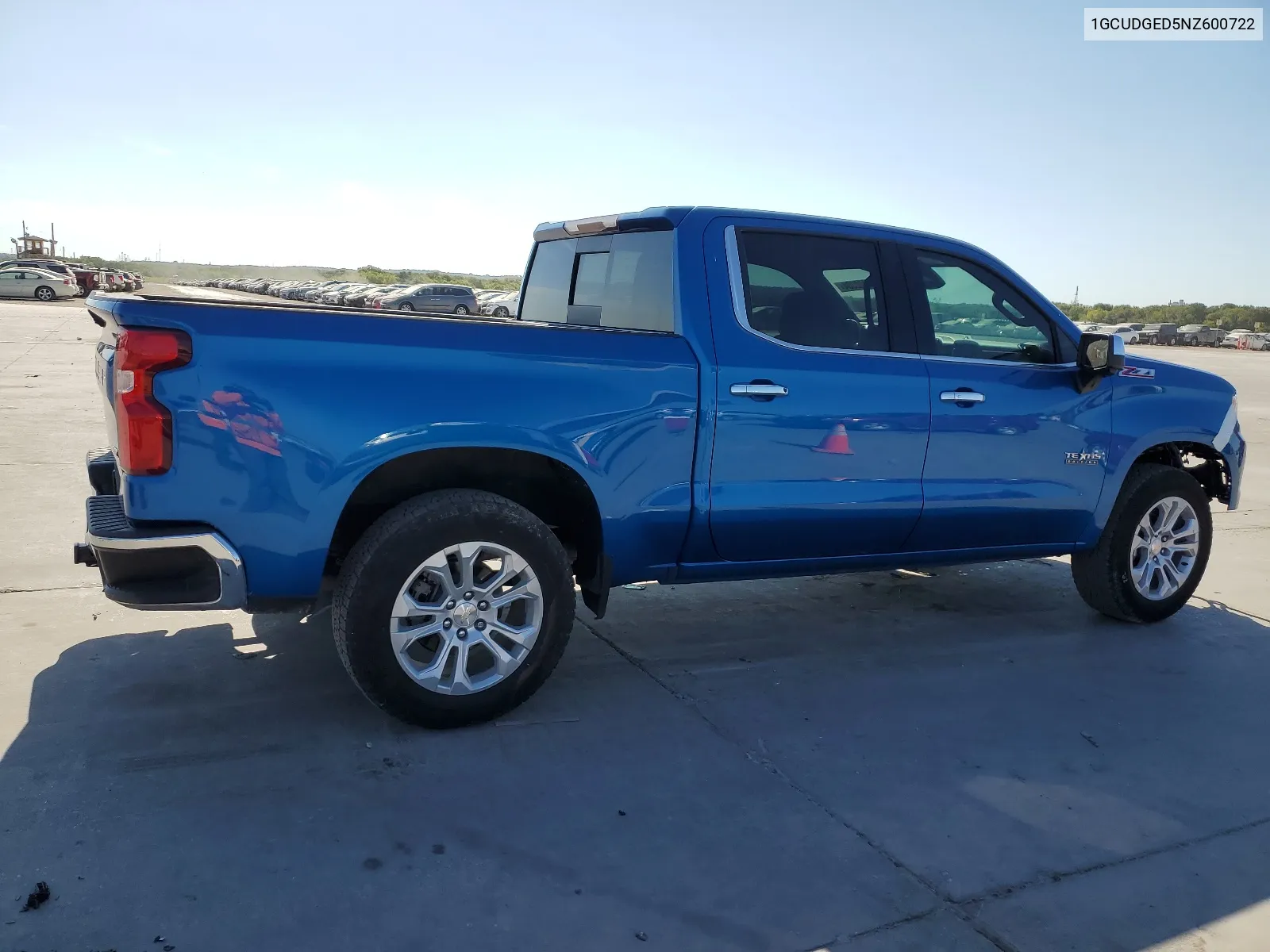 2022 Chevrolet Silverado K1500 Ltz VIN: 1GCUDGED5NZ600722 Lot: 67322334