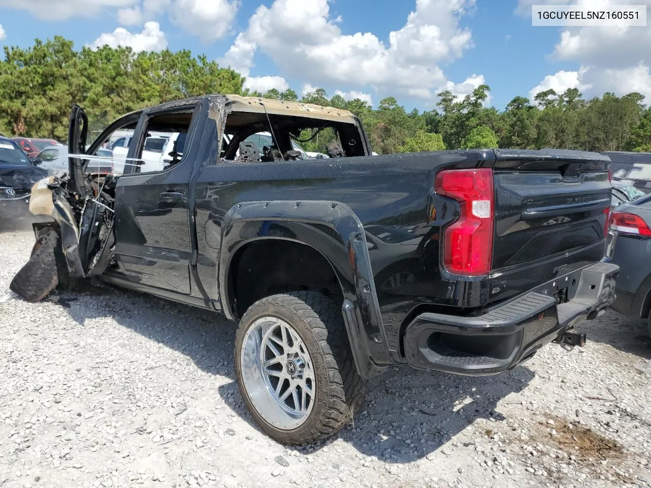 2022 Chevrolet Silverado Ltd K1500 Rst VIN: 1GCUYEEL5NZ160551 Lot: 67379044