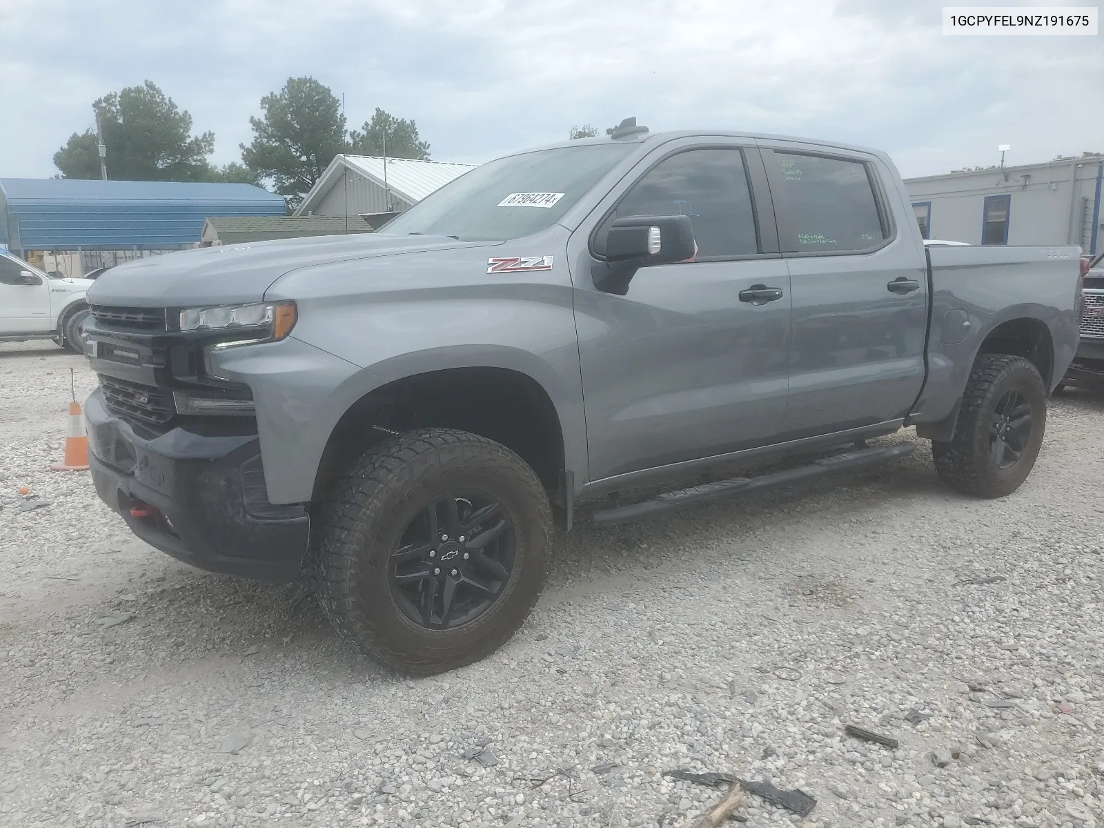 2022 Chevrolet Silverado Ltd K1500 Lt Trail Boss VIN: 1GCPYFEL9NZ191675 Lot: 67964274