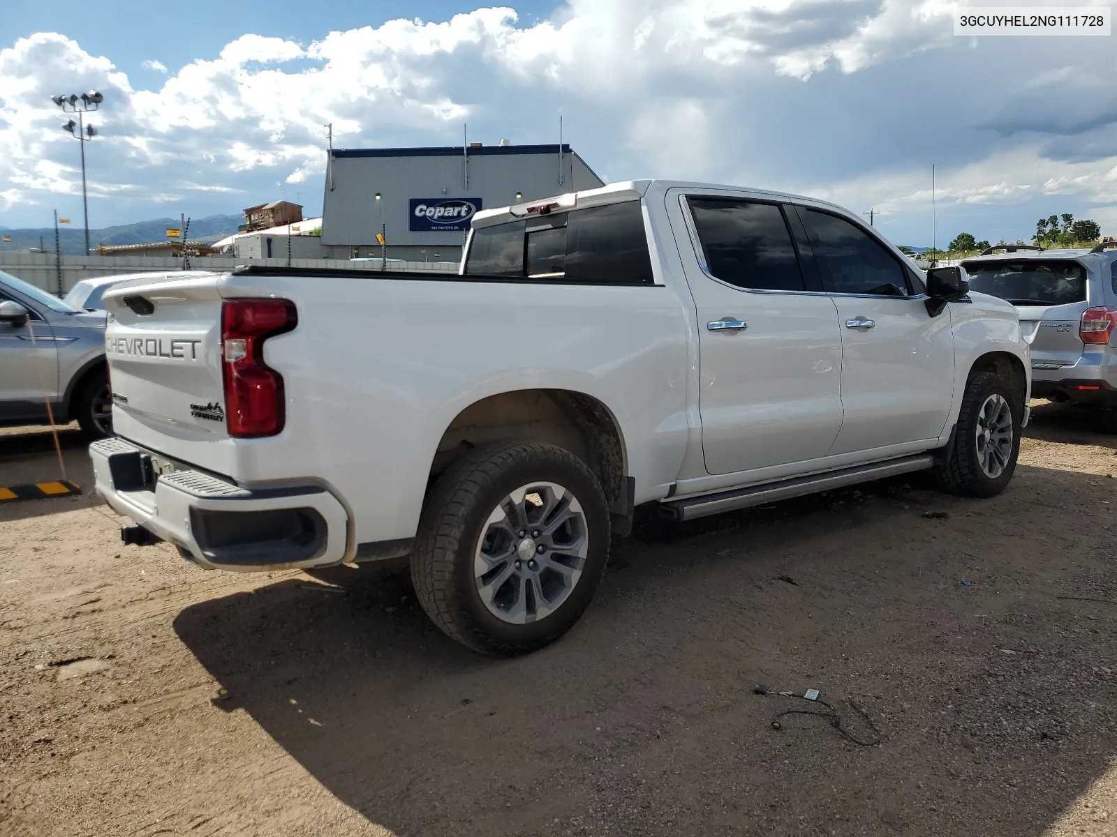 2022 Chevrolet Silverado Ltd K1500 High Country VIN: 3GCUYHEL2NG111728 Lot: 68113684