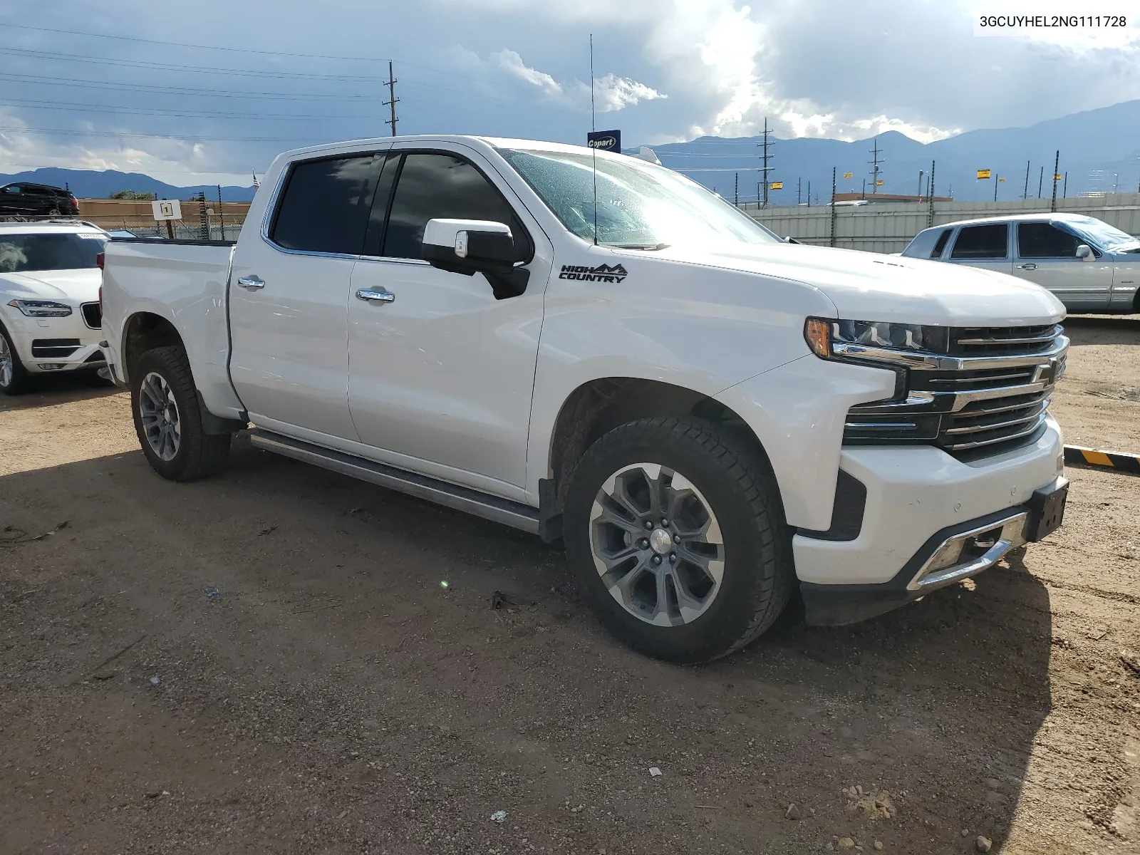 2022 Chevrolet Silverado Ltd K1500 High Country VIN: 3GCUYHEL2NG111728 Lot: 68113684