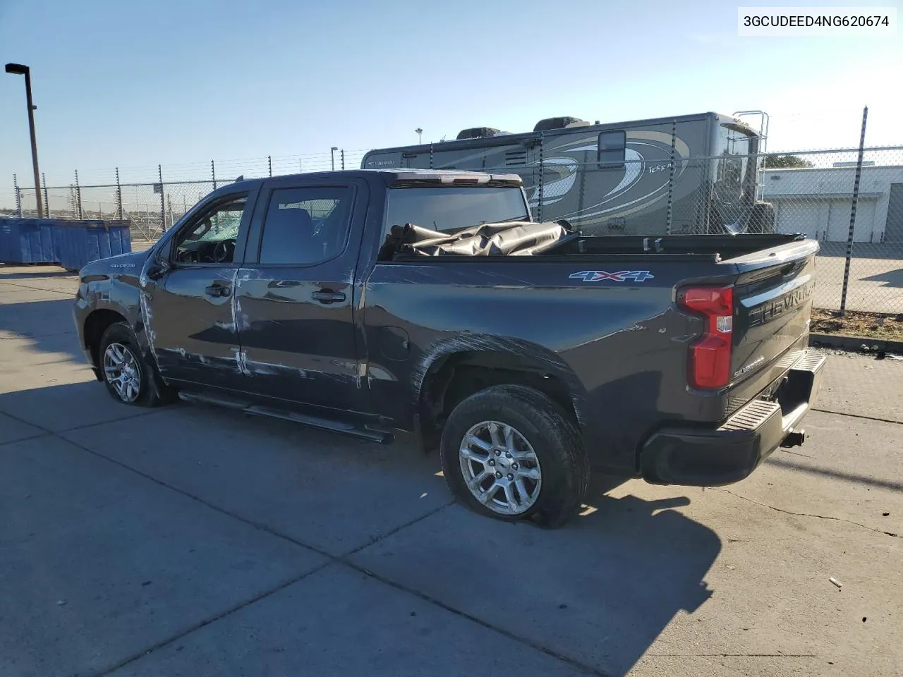 2022 Chevrolet Silverado K1500 Rst VIN: 3GCUDEED4NG620674 Lot: 68555594