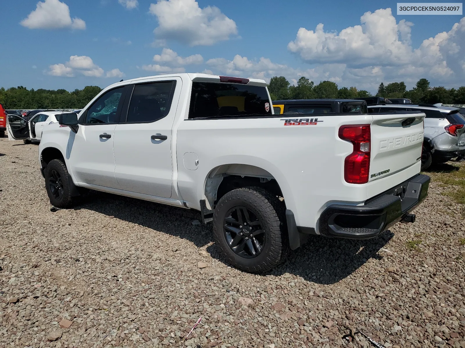 2022 Chevrolet Silverado K1500 Trail Boss Custom VIN: 3GCPDCEK5NG524097 Lot: 68689454