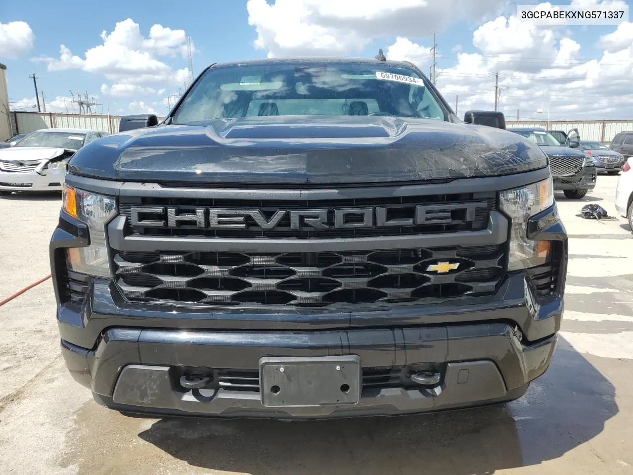 3GCPABEKXNG571337 2022 Chevrolet Silverado C1500 Custom