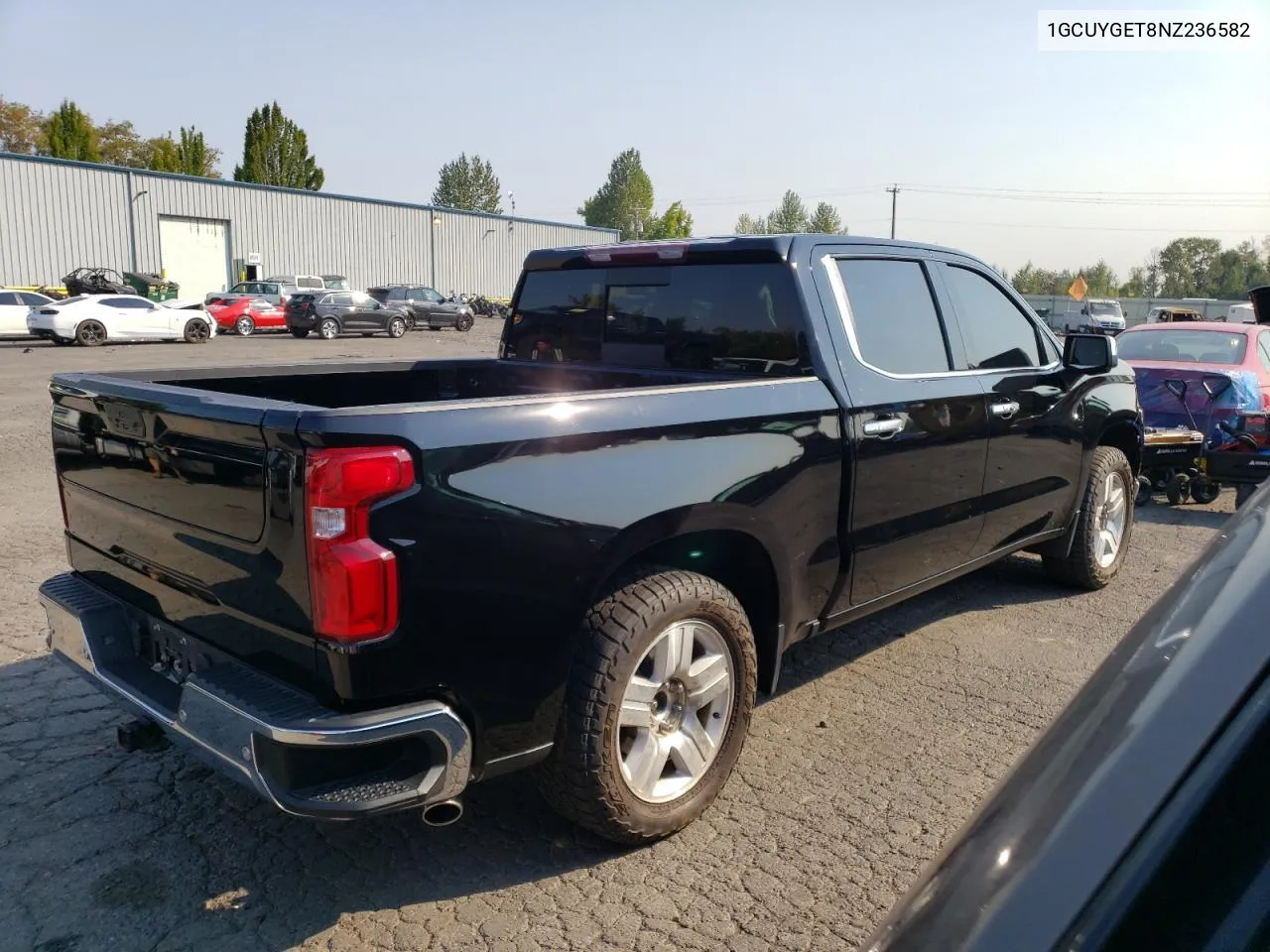 2022 Chevrolet Silverado Ltd K1500 Ltz VIN: 1GCUYGET8NZ236582 Lot: 69720324