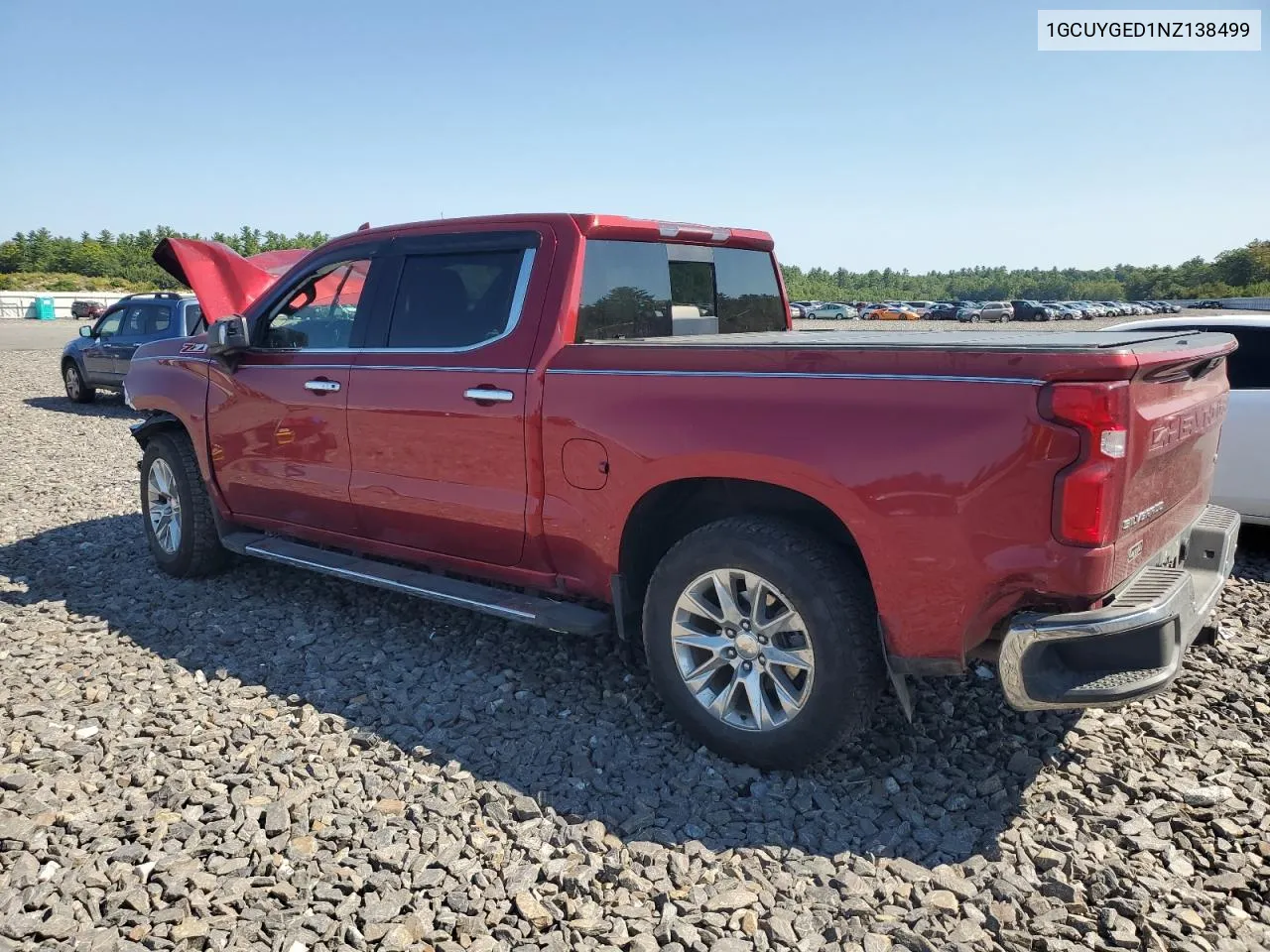 2022 Chevrolet Silverado Ltd K1500 Ltz VIN: 1GCUYGED1NZ138499 Lot: 69821214