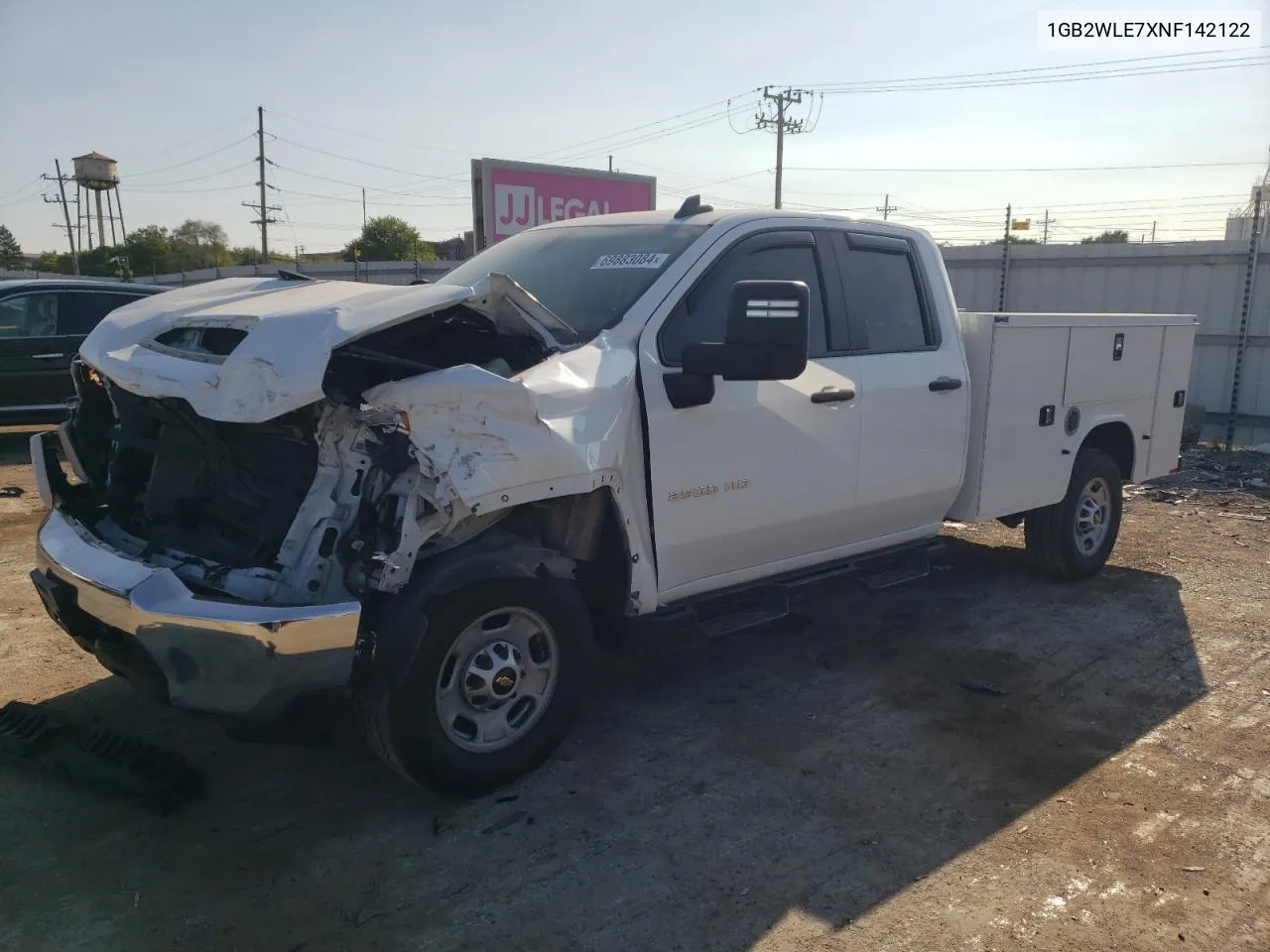 2022 Chevrolet Silverado C2500 Heavy Duty VIN: 1GB2WLE7XNF142122 Lot: 69883084