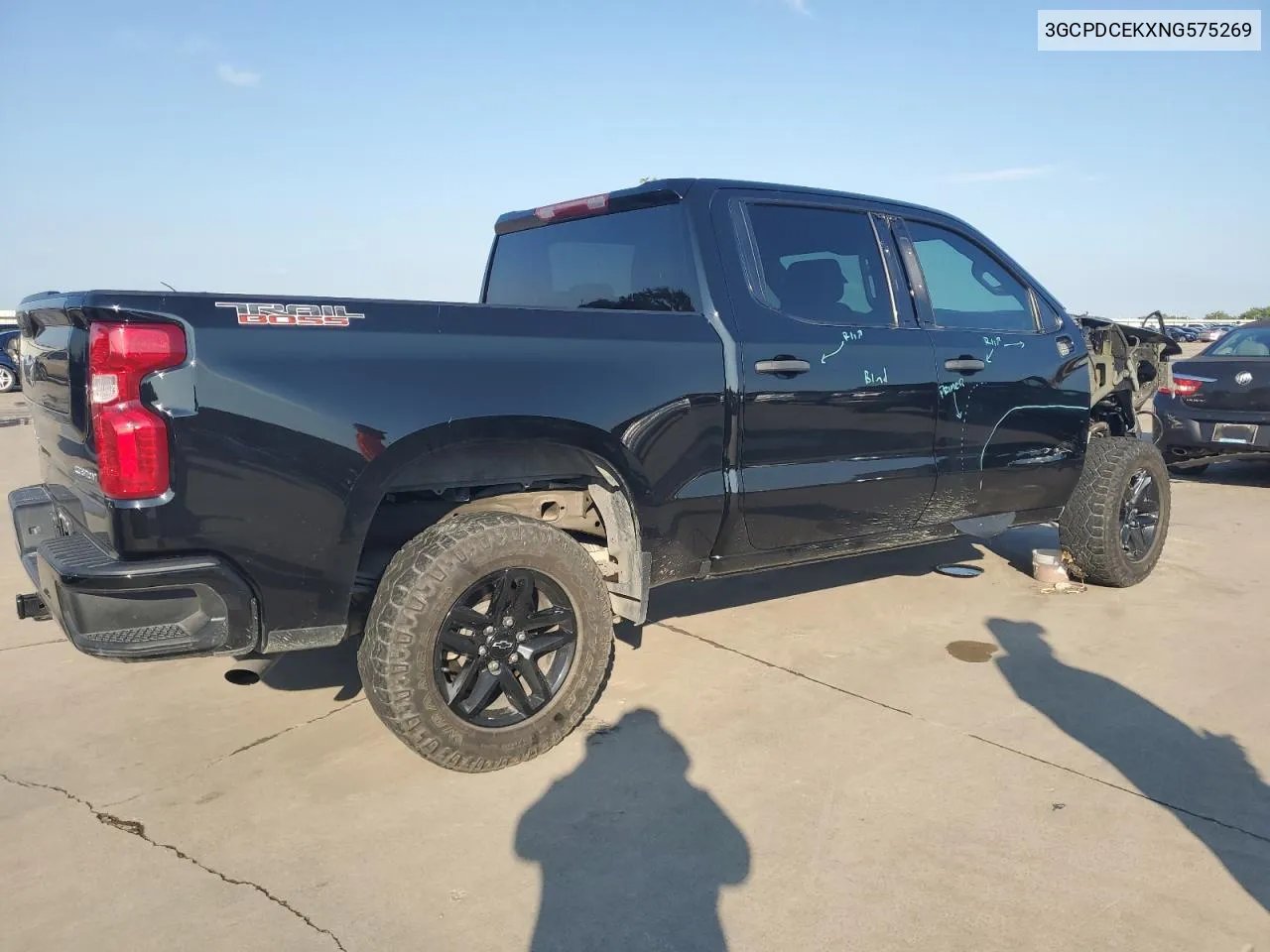 2022 Chevrolet Silverado K1500 Trail Boss Custom VIN: 3GCPDCEKXNG575269 Lot: 70009884