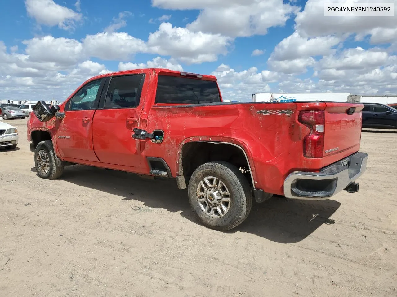 2022 Chevrolet Silverado K2500 Heavy Duty Lt VIN: 2GC4YNEY8N1240592 Lot: 70282284