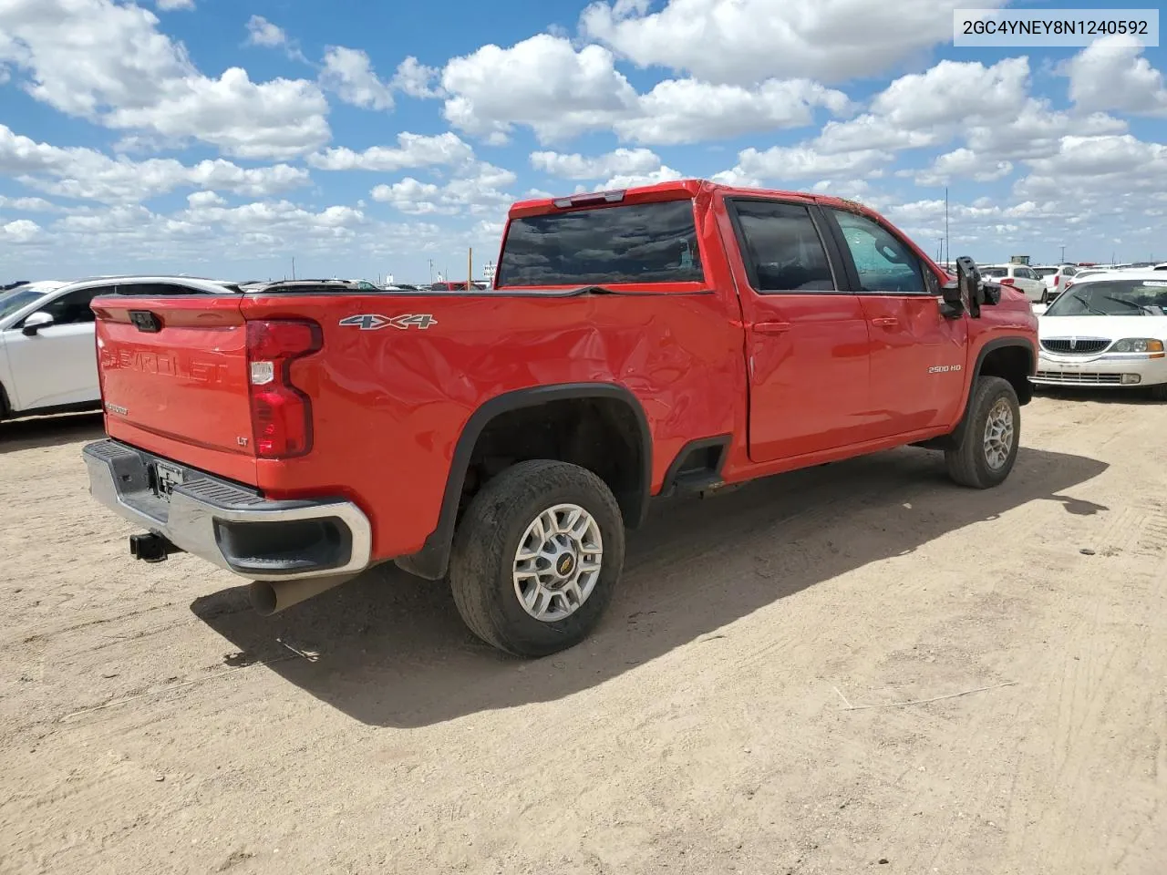 2022 Chevrolet Silverado K2500 Heavy Duty Lt VIN: 2GC4YNEY8N1240592 Lot: 70282284