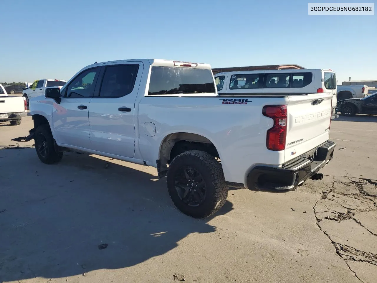 2022 Chevrolet Silverado K1500 Trail Boss Custom VIN: 3GCPDCED5NG682182 Lot: 70494034