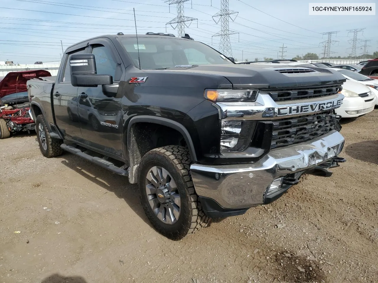 1GC4YNEY3NF165924 2022 Chevrolet Silverado K2500 Heavy Duty Lt