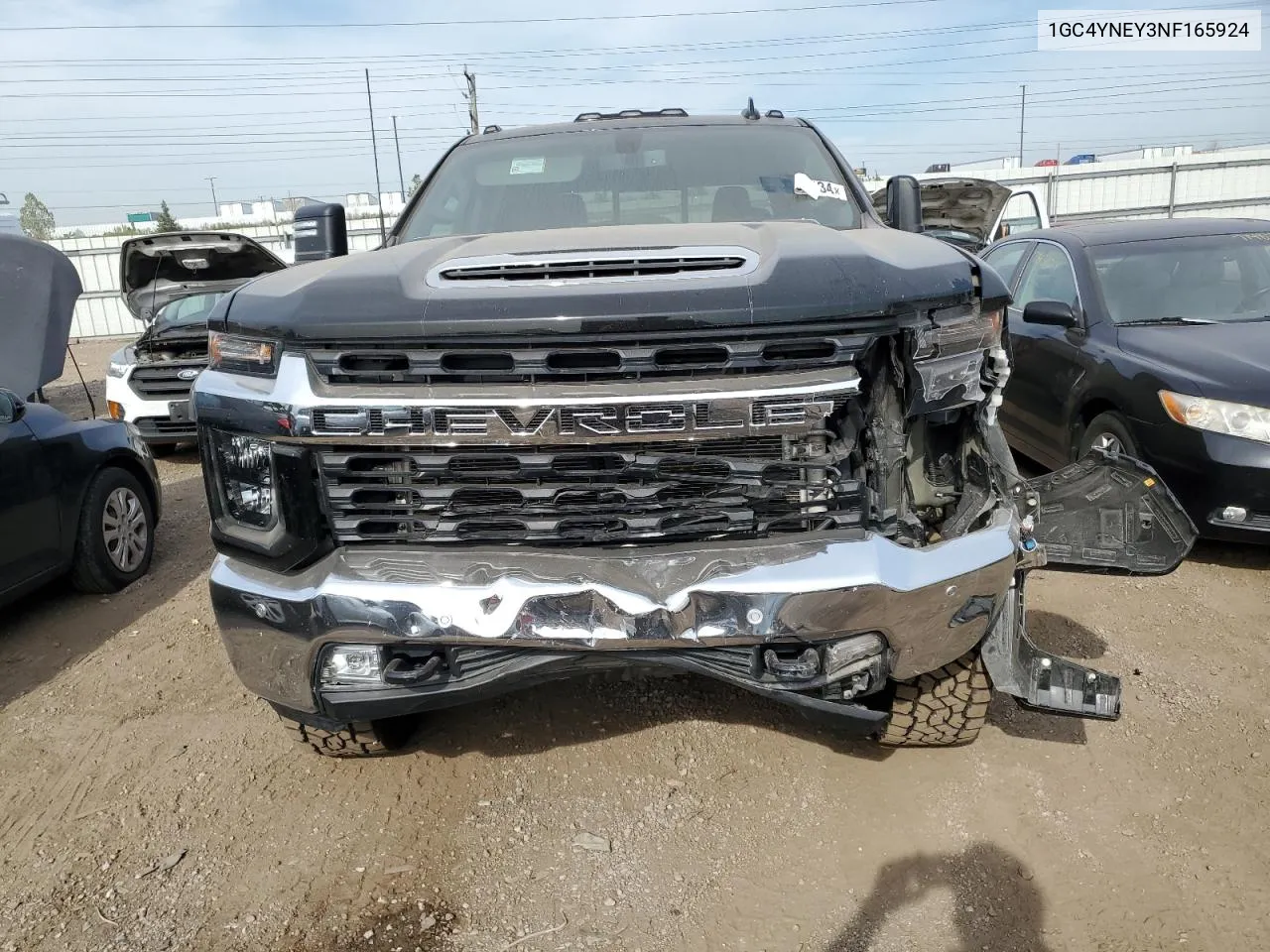 2022 Chevrolet Silverado K2500 Heavy Duty Lt VIN: 1GC4YNEY3NF165924 Lot: 71105434