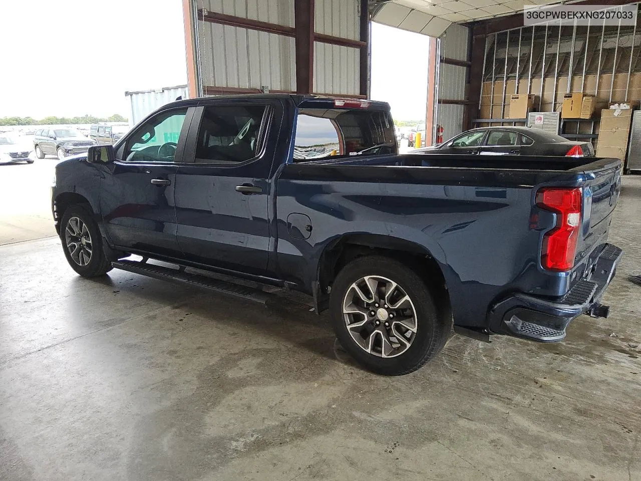 2022 Chevrolet Silverado Ltd C1500 Custom VIN: 3GCPWBEKXNG207033 Lot: 71118624