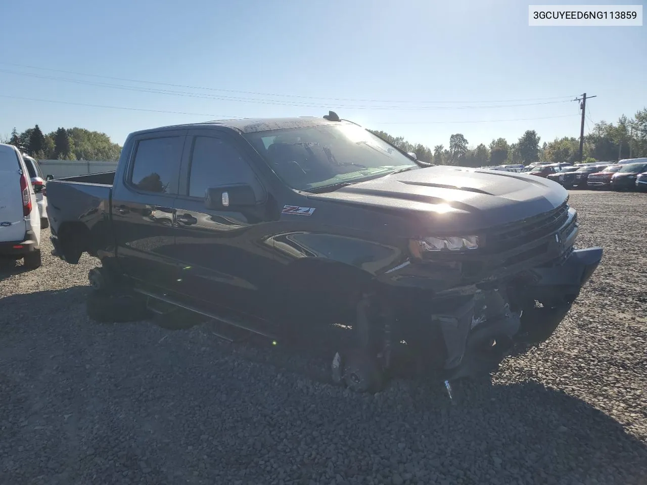 2022 Chevrolet Silverado Ltd K1500 Rst VIN: 3GCUYEED6NG113859 Lot: 71448164