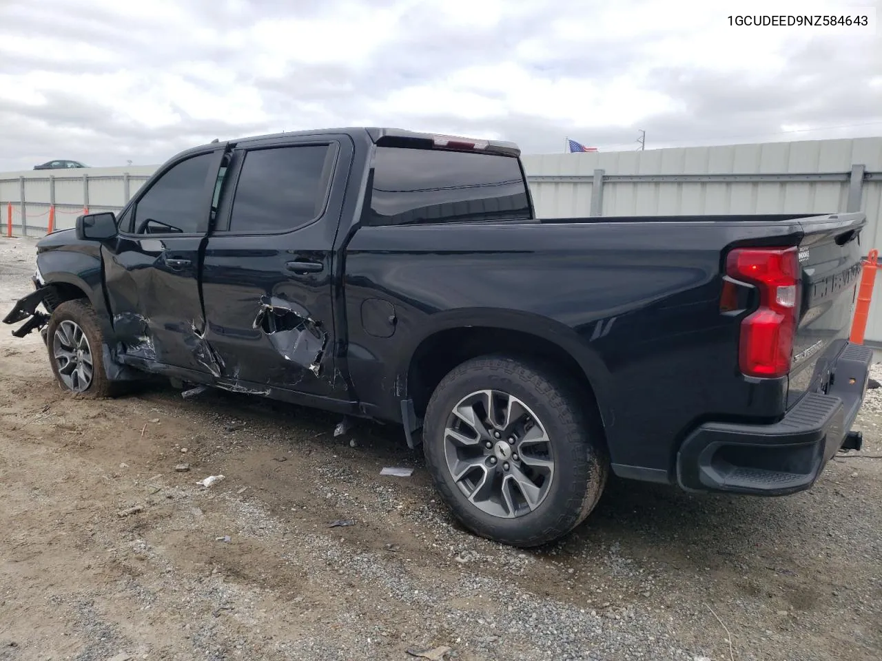 2022 Chevrolet Silverado K1500 Rst VIN: 1GCUDEED9NZ584643 Lot: 71770684