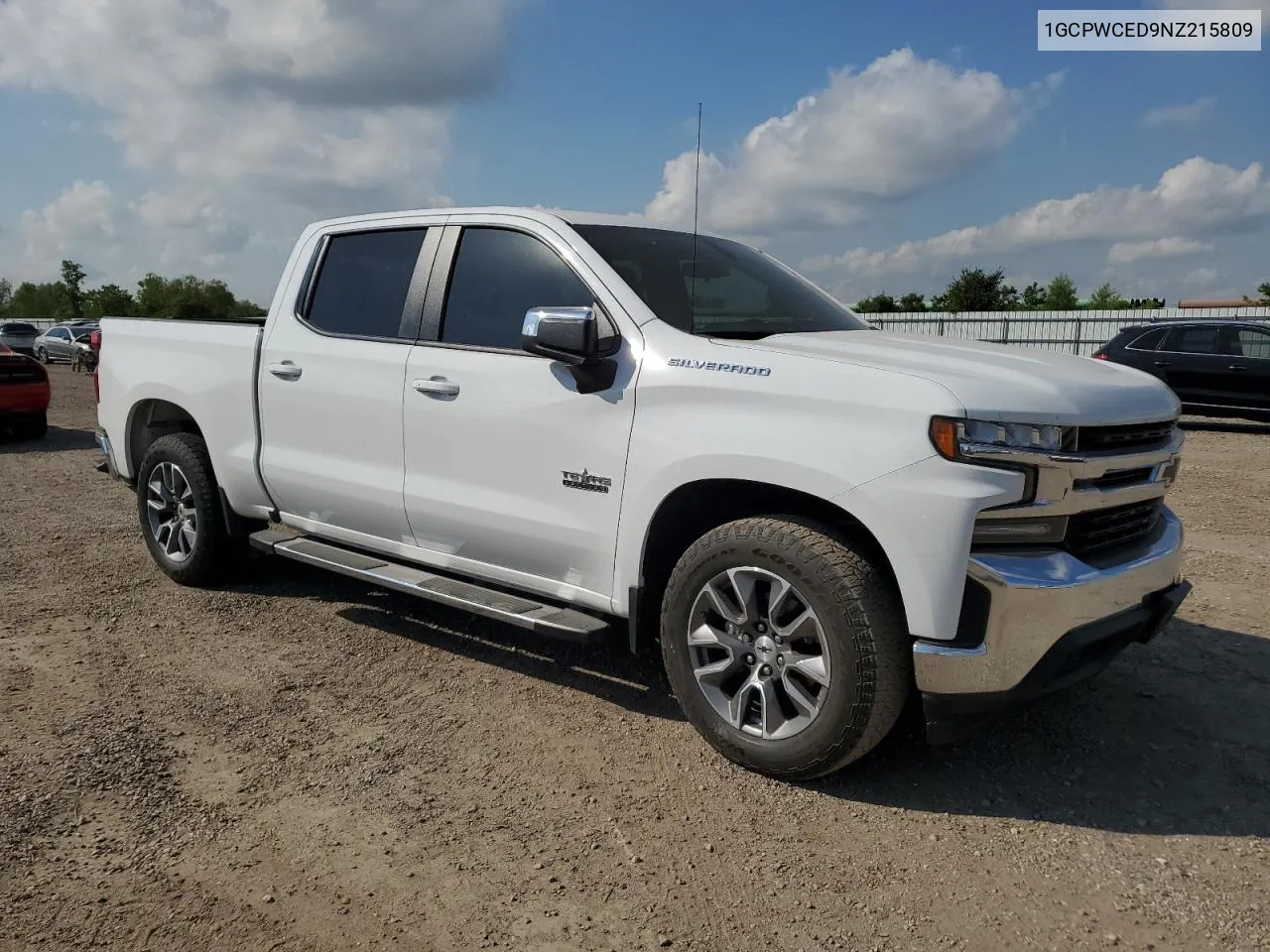 2022 Chevrolet Silverado Ltd C1500 Lt VIN: 1GCPWCED9NZ215809 Lot: 71849404