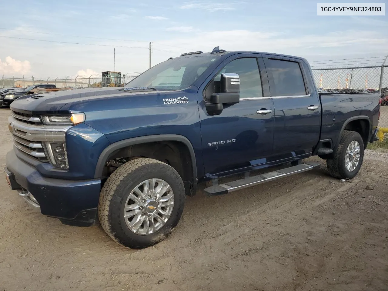 2022 Chevrolet Silverado K3500 High Country VIN: 1GC4YVEY9NF324803 Lot: 72029354