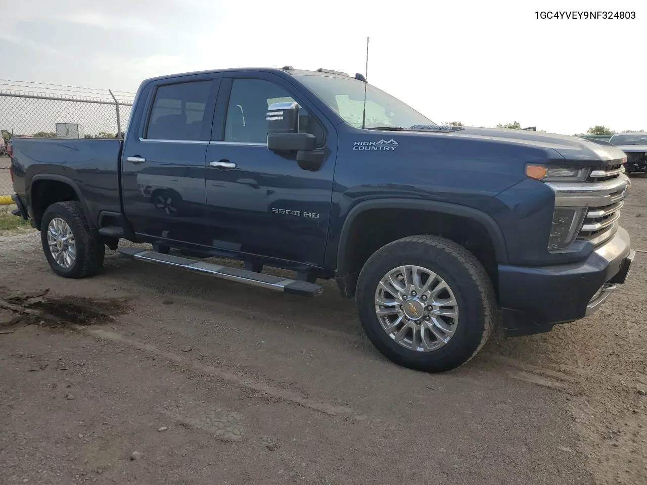 2022 Chevrolet Silverado K3500 High Country VIN: 1GC4YVEY9NF324803 Lot: 72029354